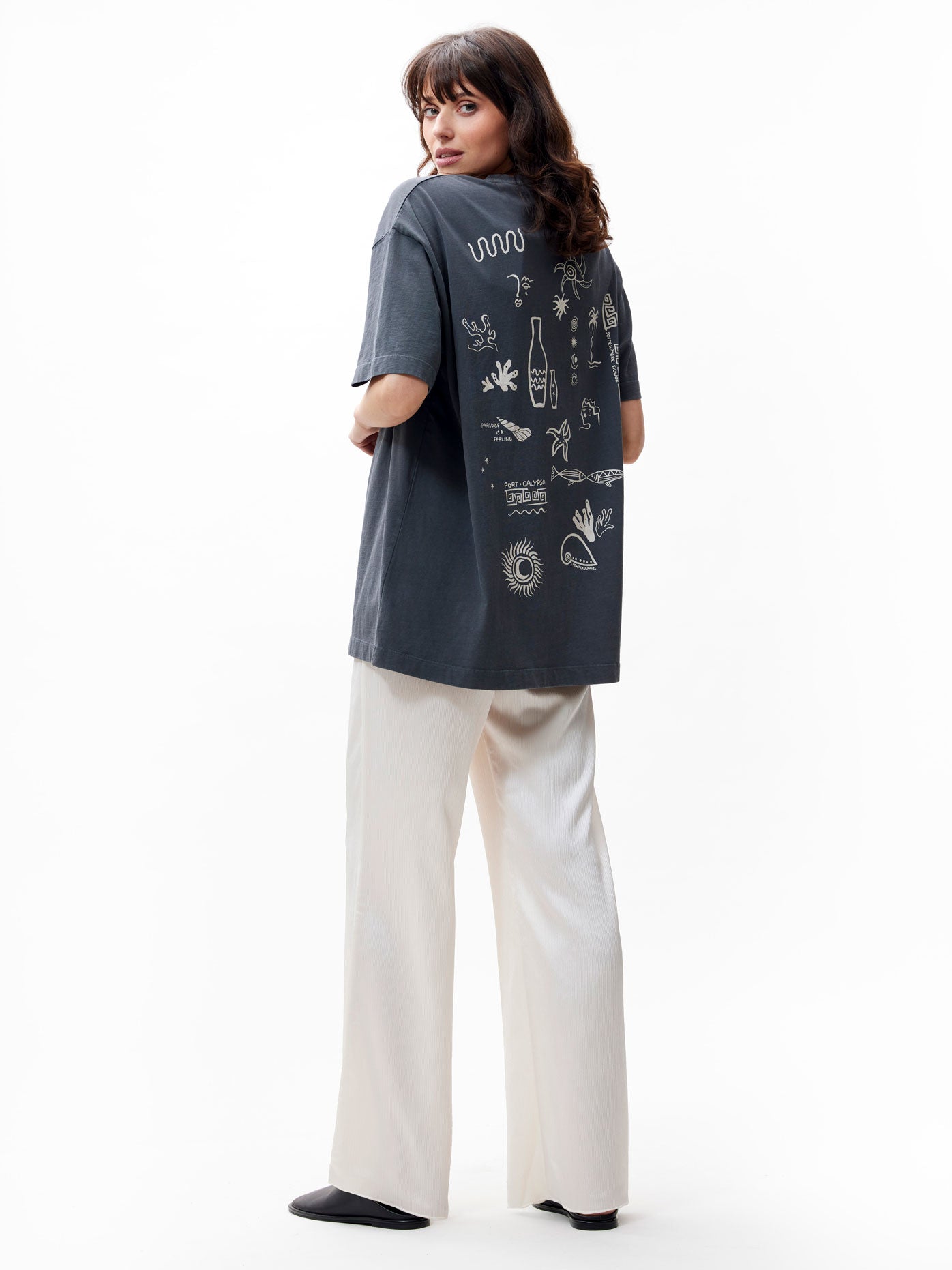 Catwalk Junkie Oversized tshirt met graphic Port