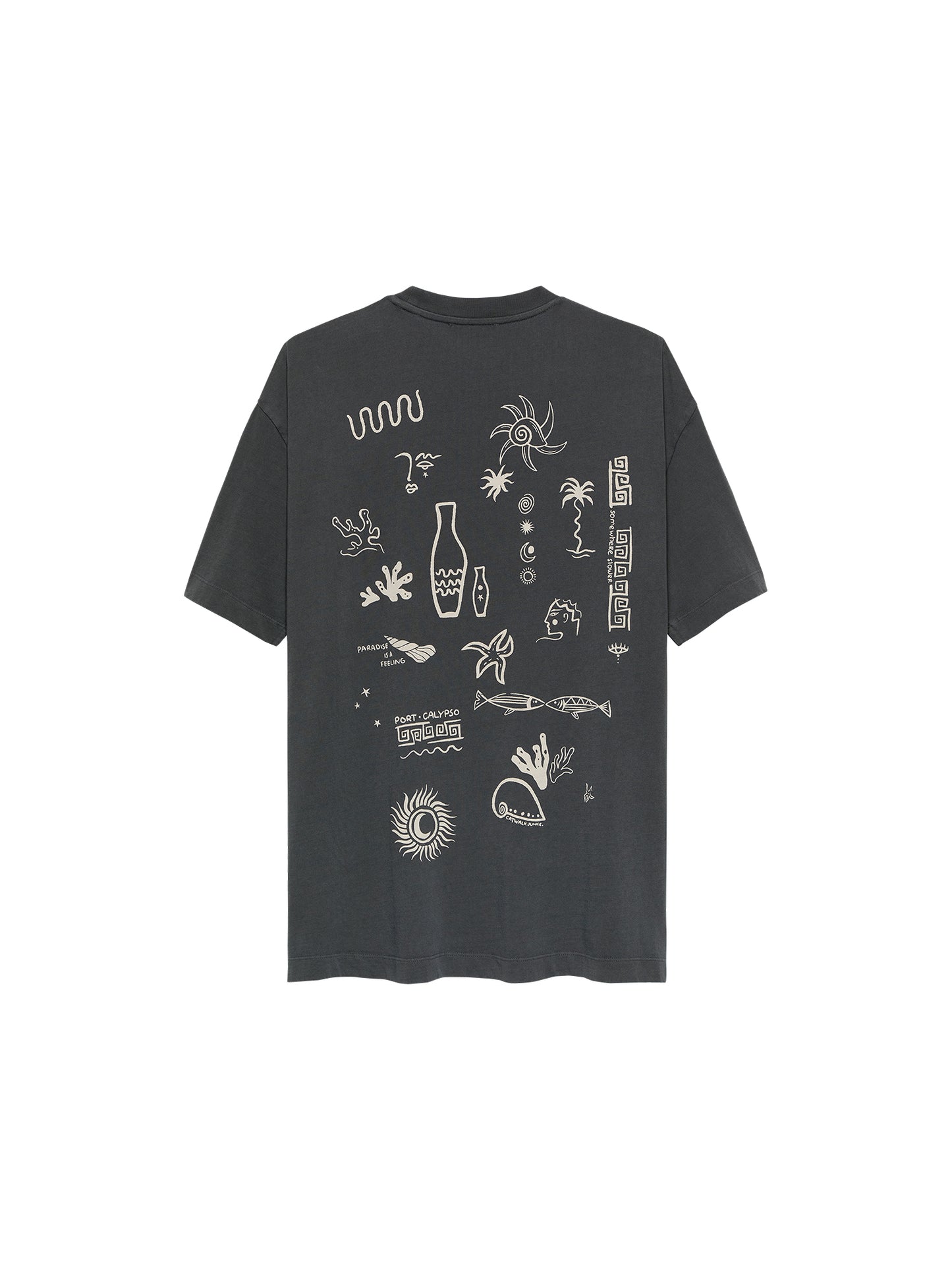Catwalk Junkie Oversized tshirt met graphic Port
