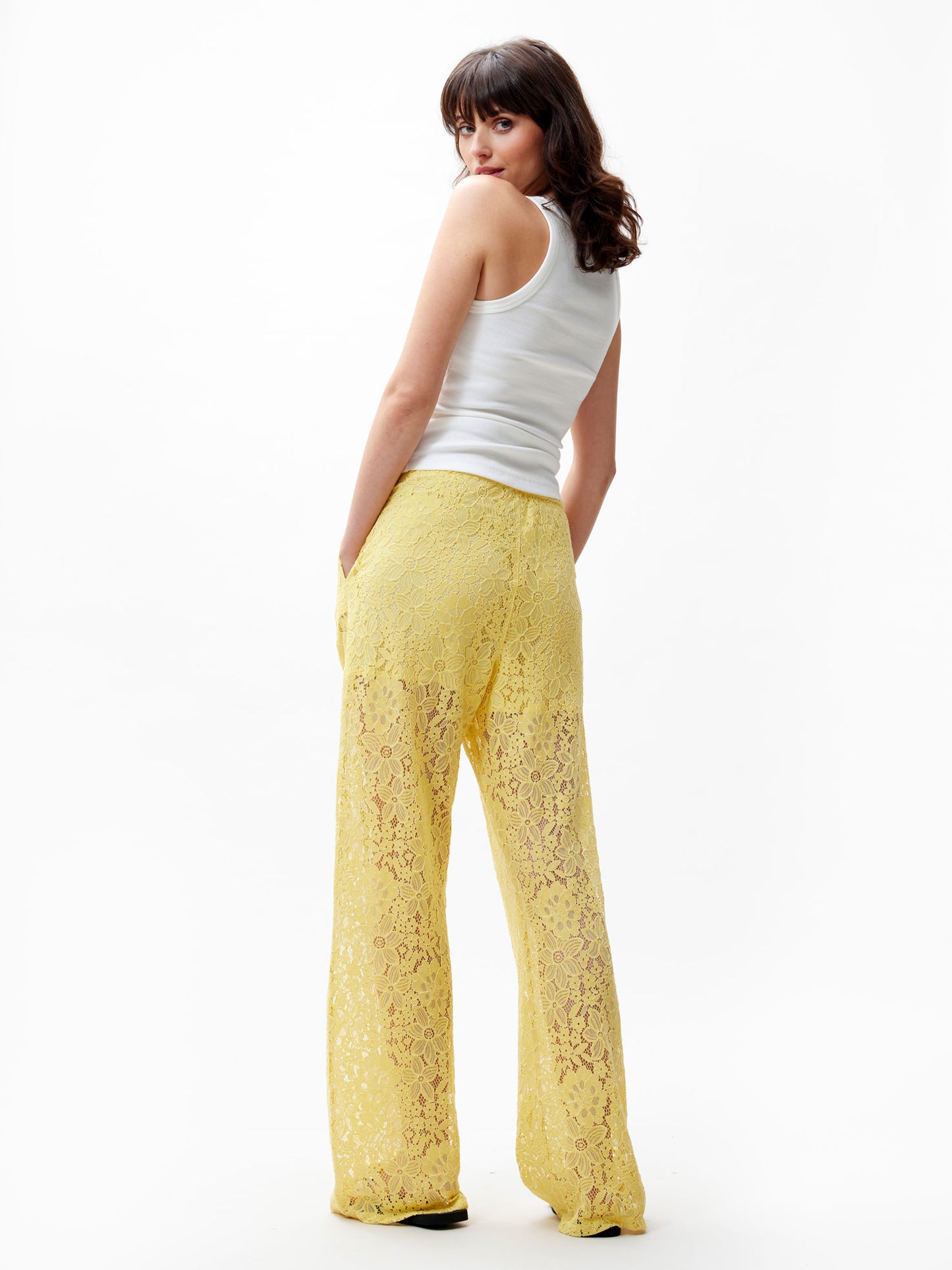 Catwalk Junkie Pull On Lace Trousers