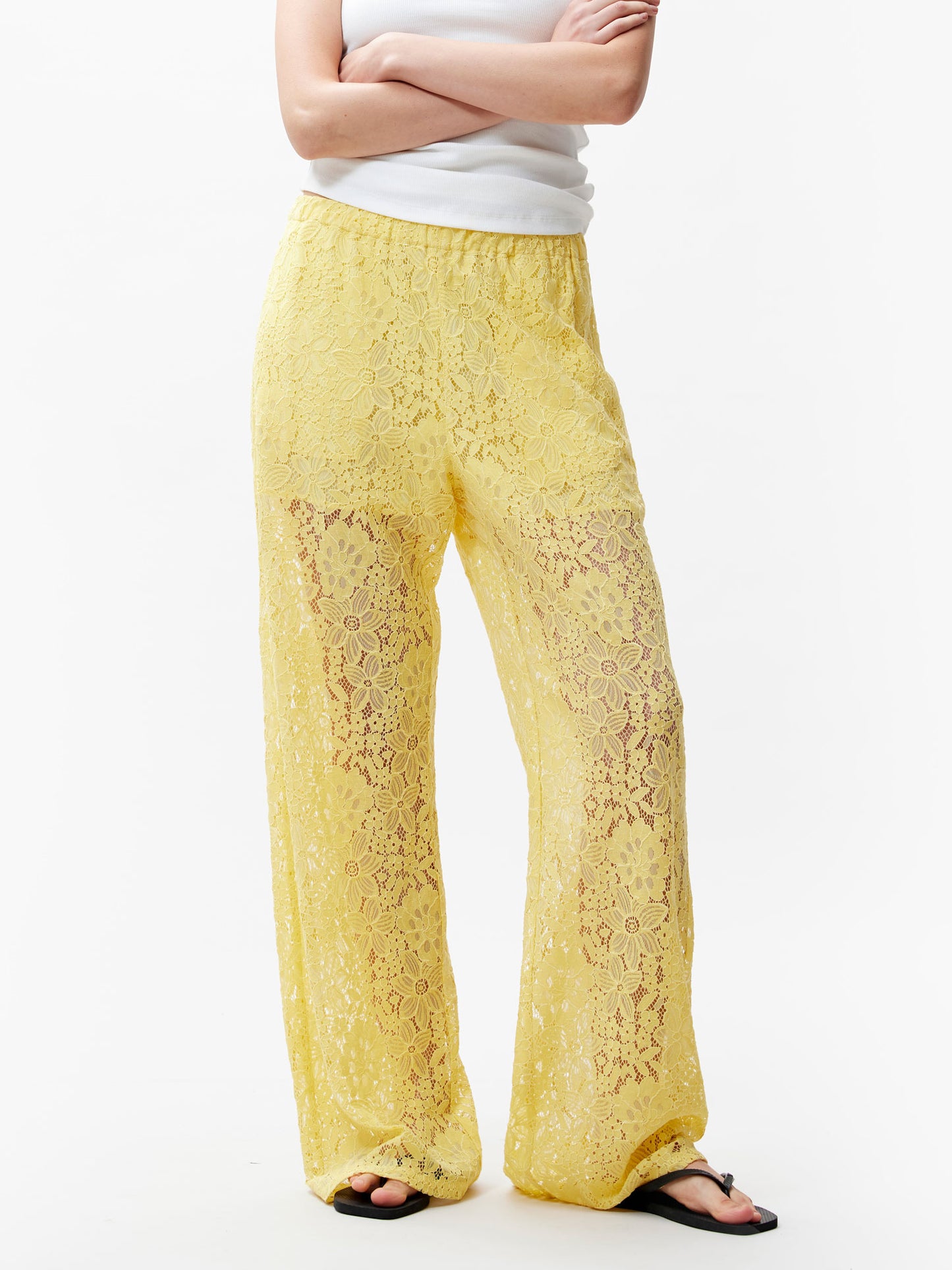 Catwalk Junkie Pull On Lace Trousers