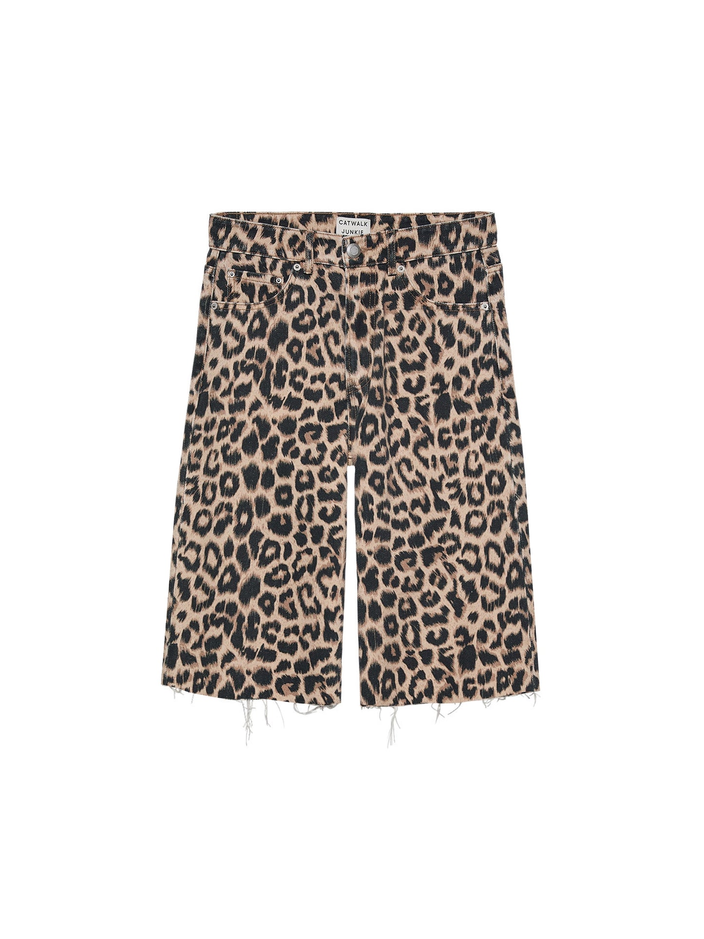 Catwalk Junkie Loose Fit Leopard Jorts