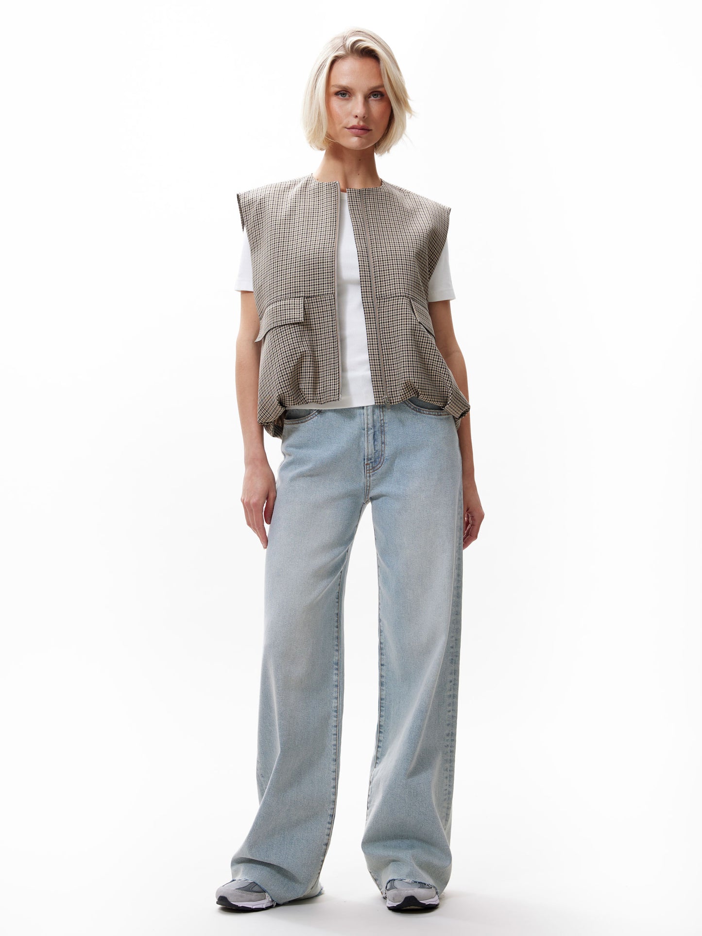 Catwalk Junkie Check Bodywarmer