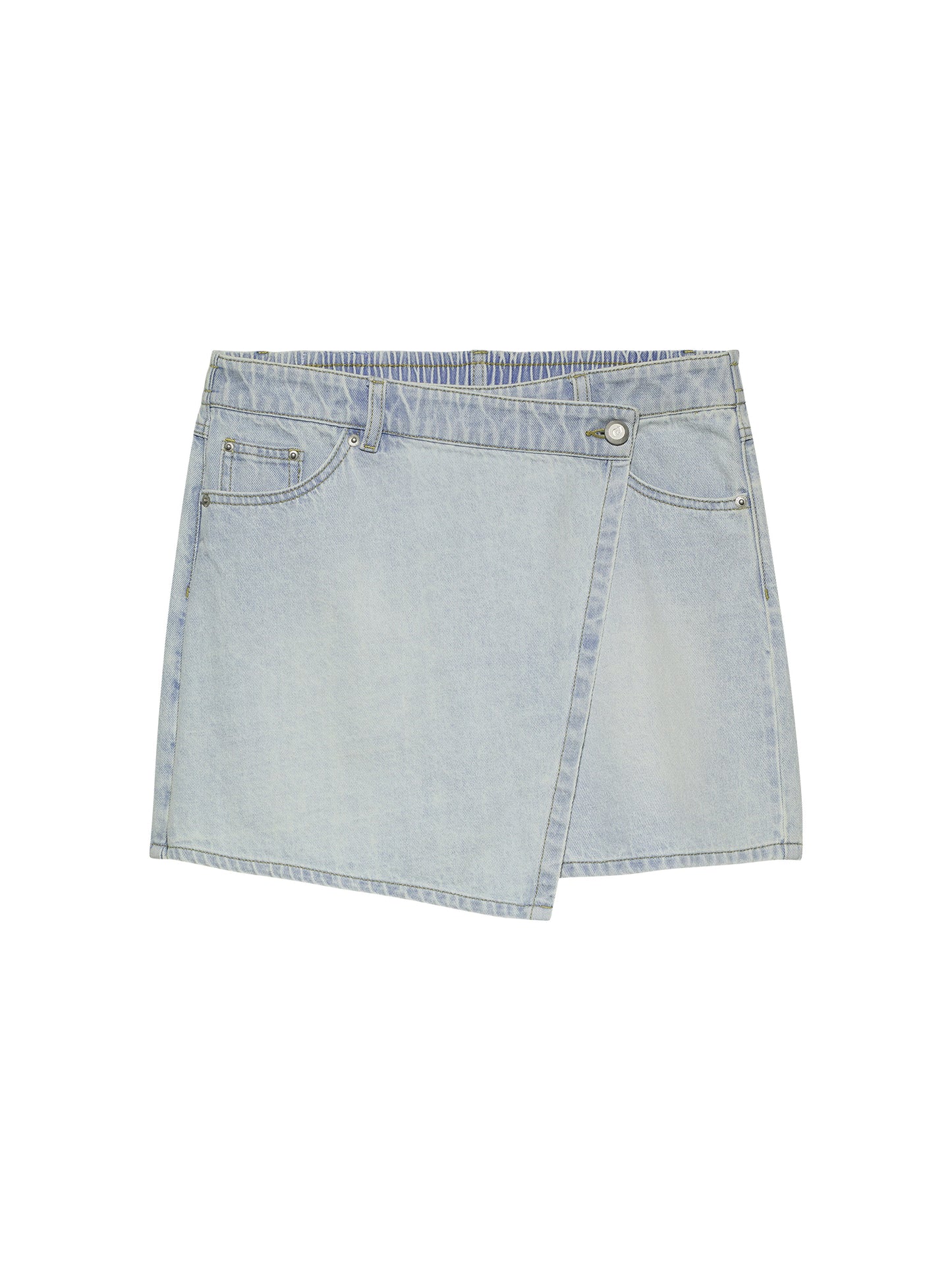Catwalk Junkie Denim shorts met overslag