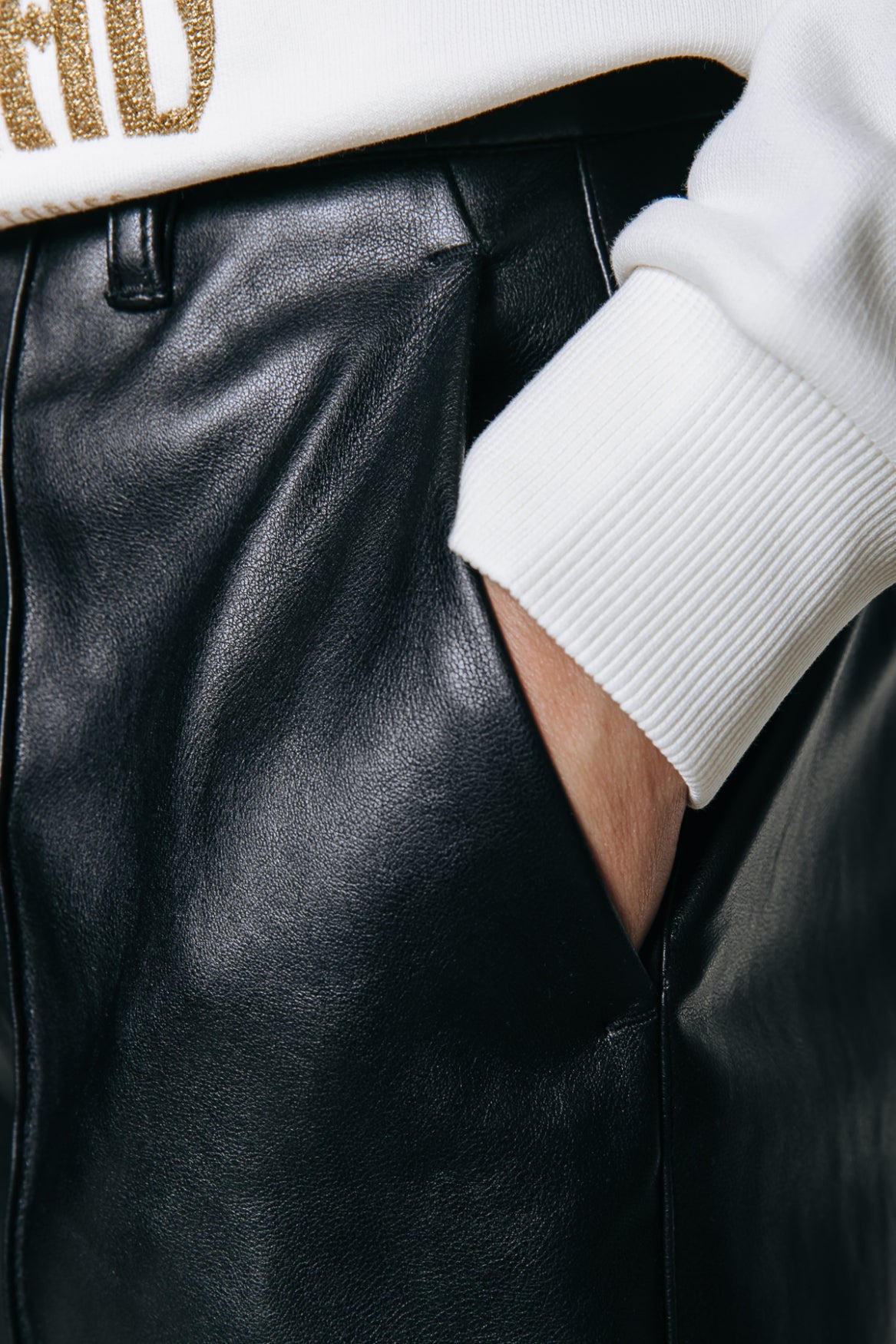 Colourful Rebel Rus Vegan Leather Pants