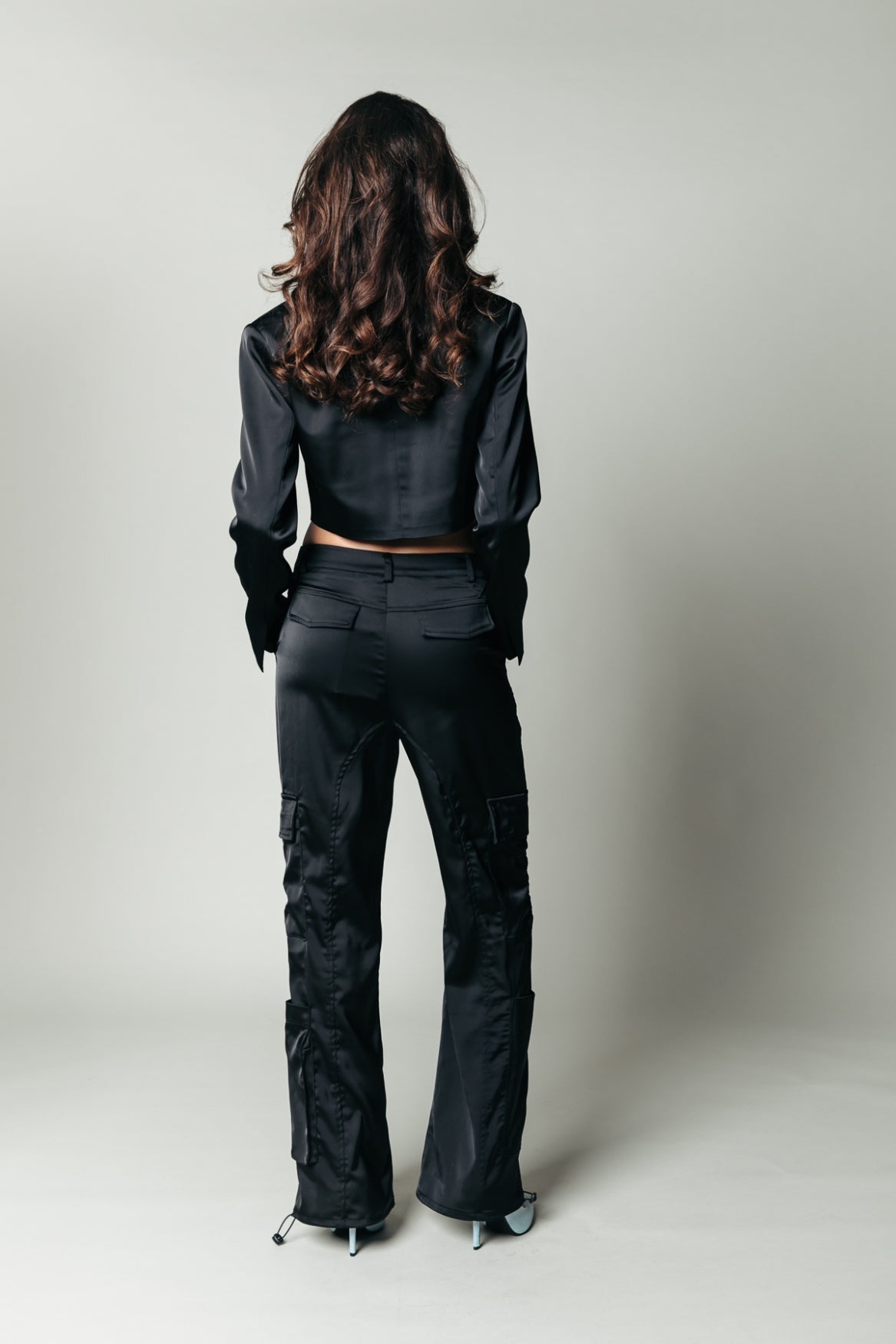 Colourful Rebel Moira Satin Worker Pants