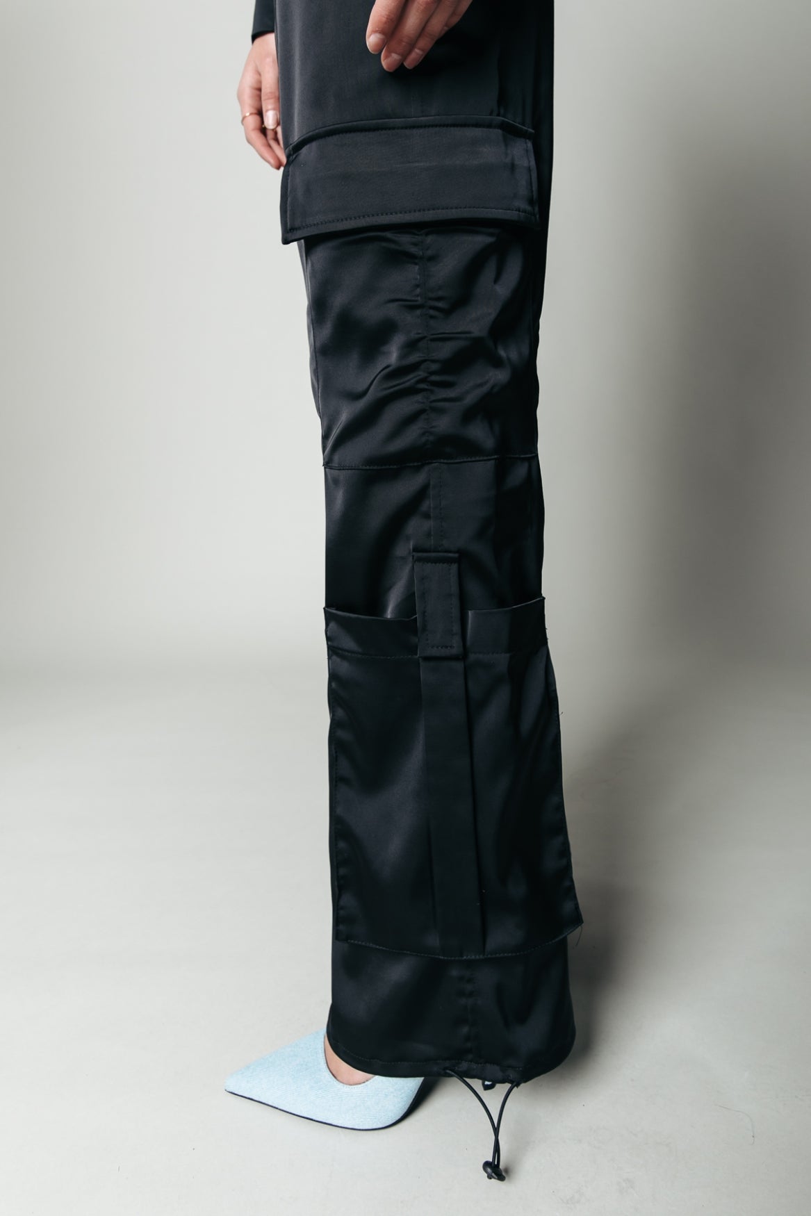 Colourful Rebel Moira Satin Worker Pants