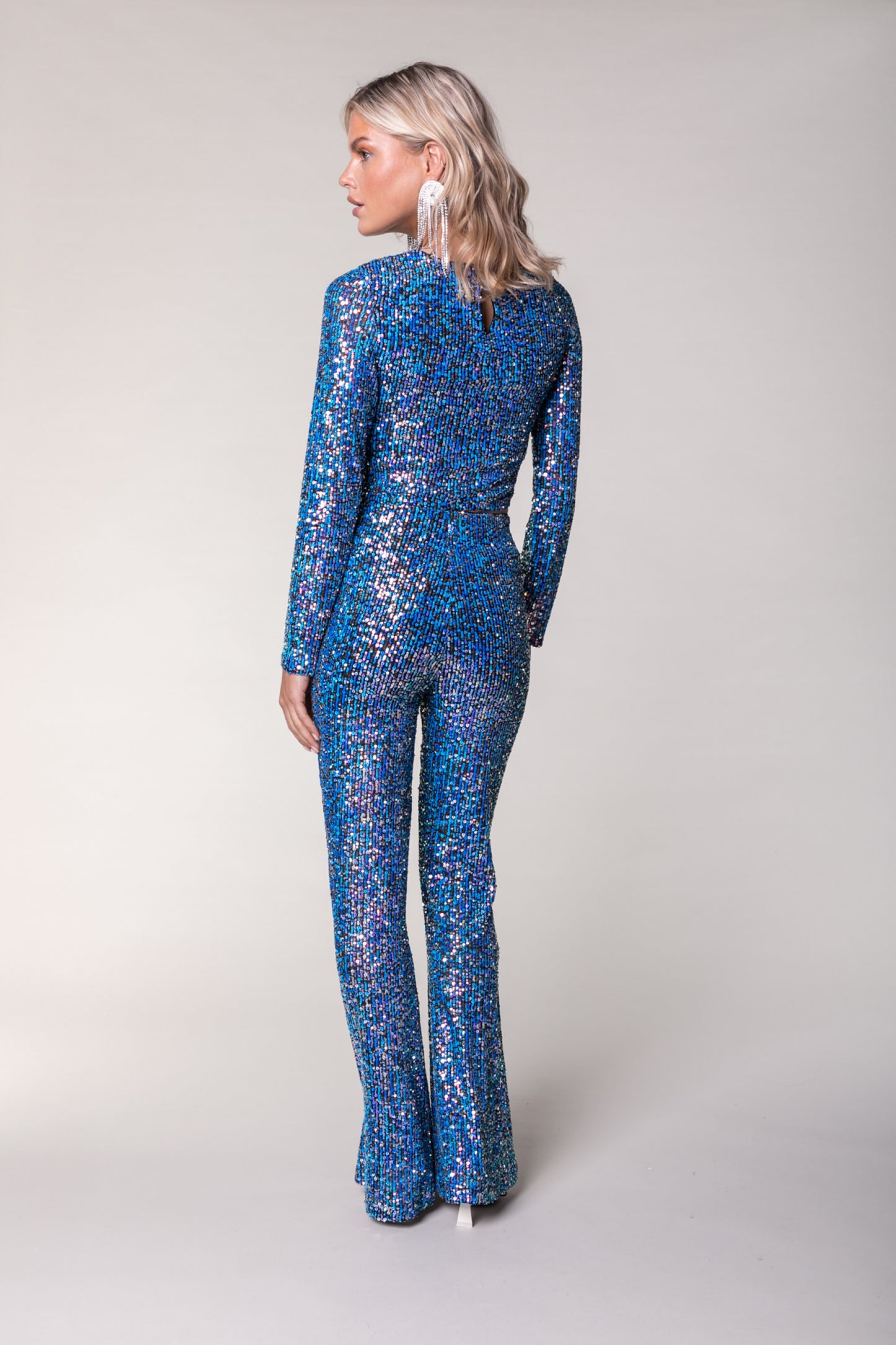 Colourful Rebel Steffie Sequins Flare Pants