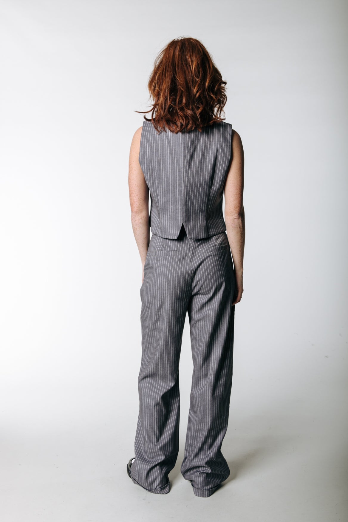 Colourful Rebel Loiza Stripe Gilet | Dark grey