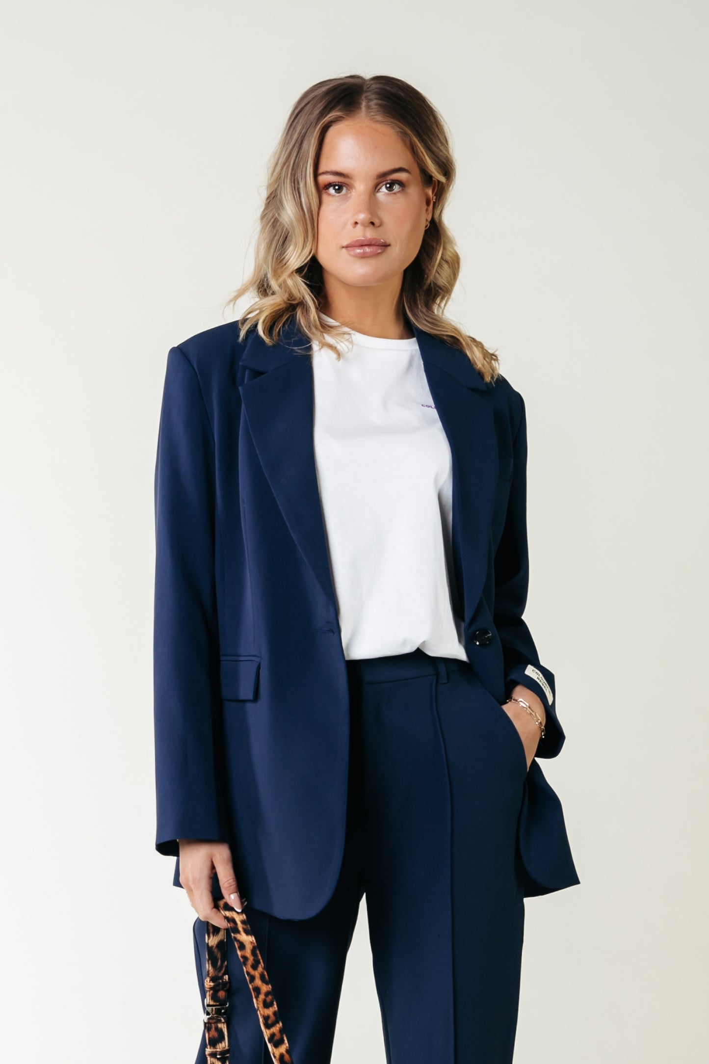 Colourful Rebel Jesra Racer Logo Blazer