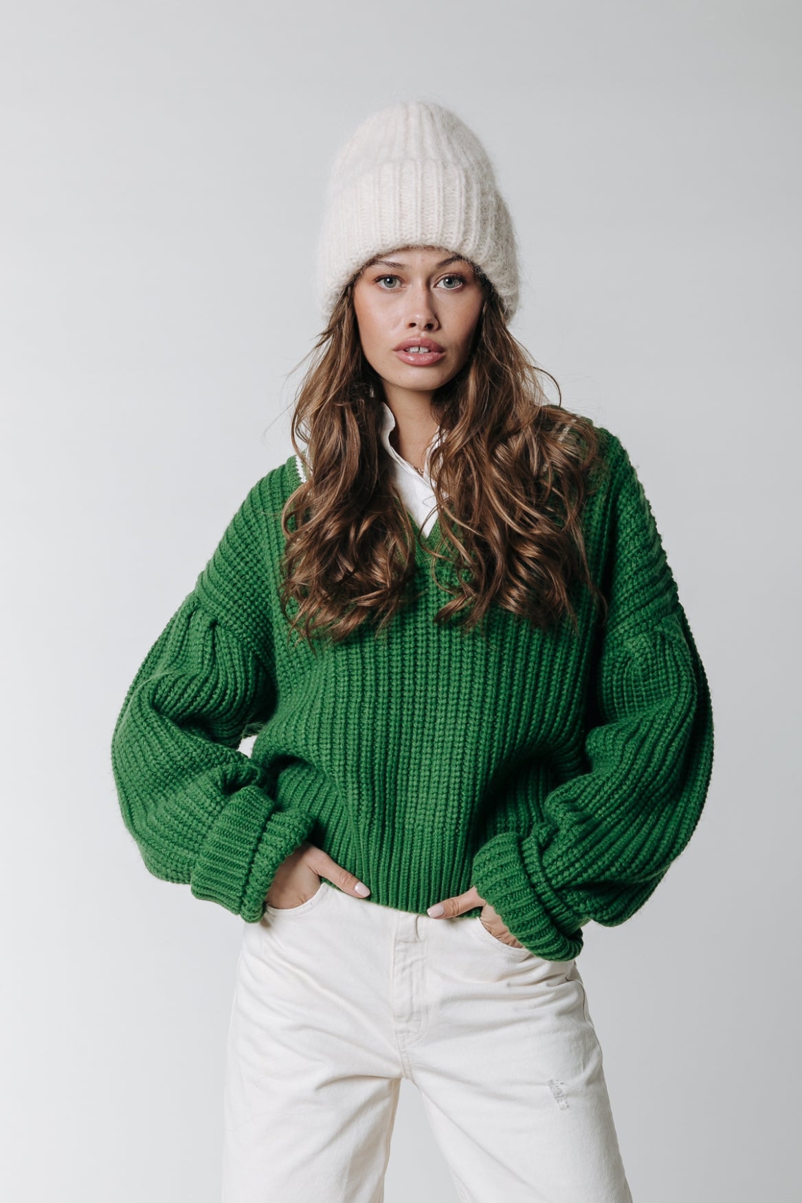 Colourful Rebel Bobby Collar Seven Knit