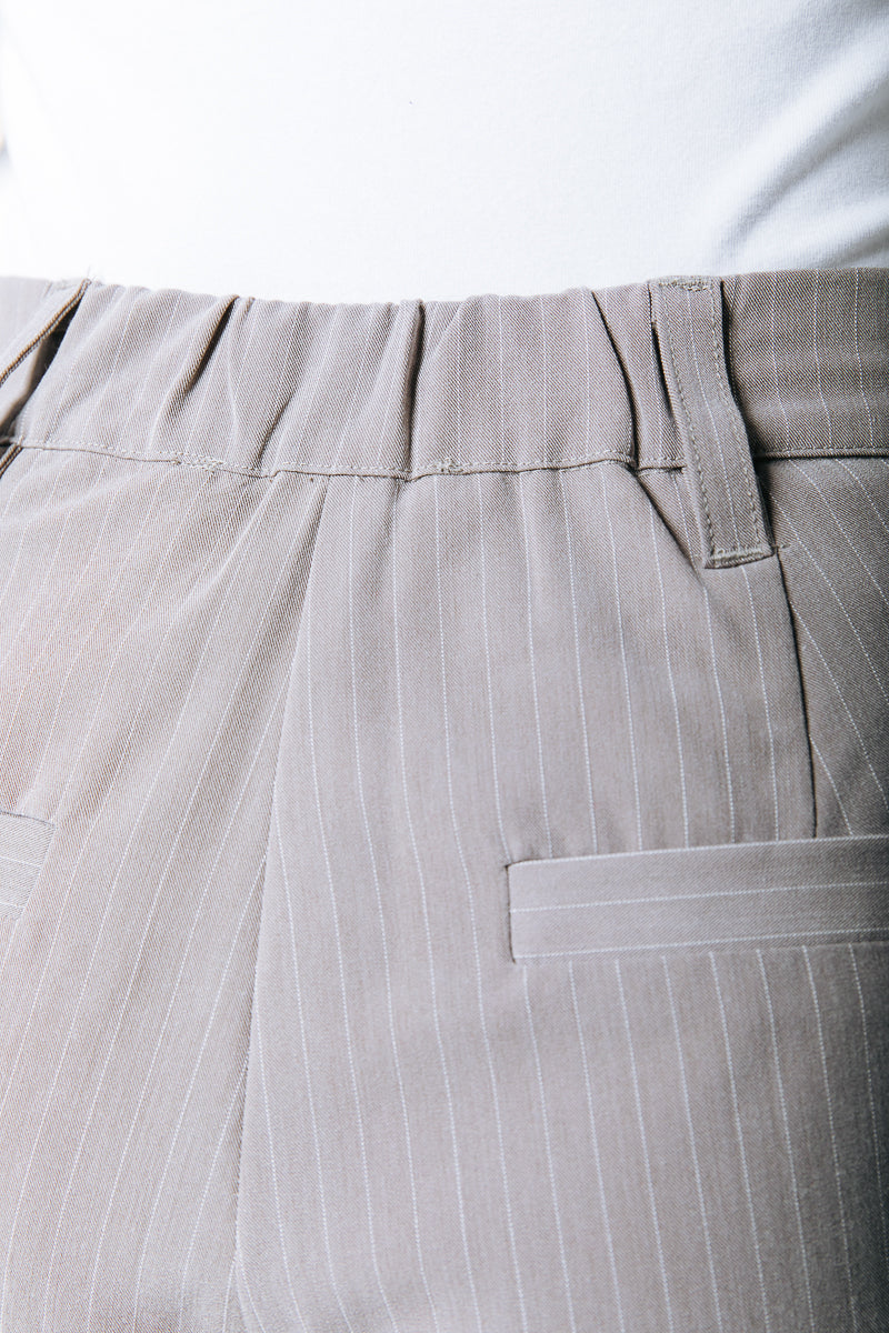 Colourful Rebel Rus Pinstripe Straight Pants