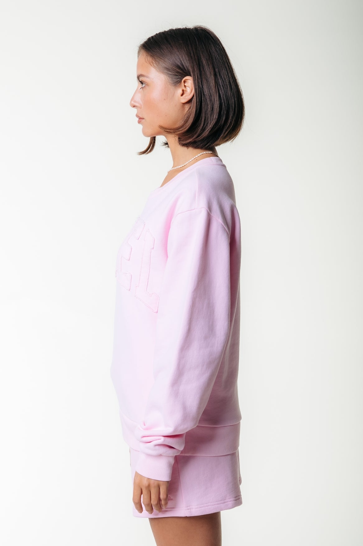 Colourful Rebel Patch Sweat | Fresh Pink