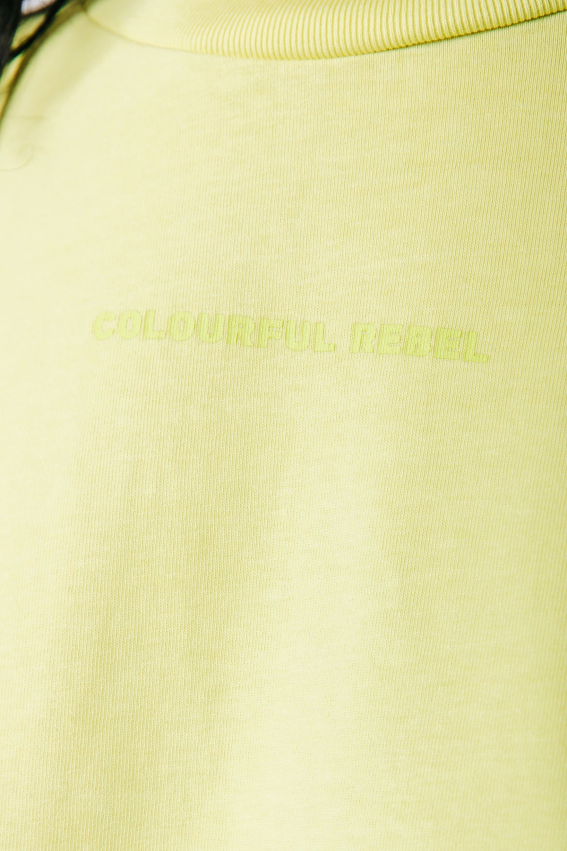 Colourful Rebel Oversized Tee | Bright lime