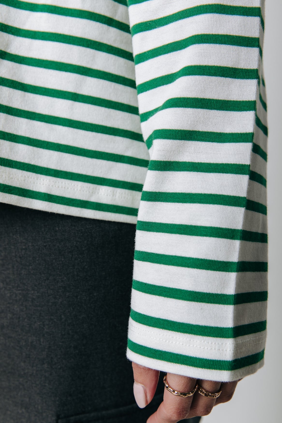 Colourful Rebel Mother Earth Stripe Longsleeve Tee