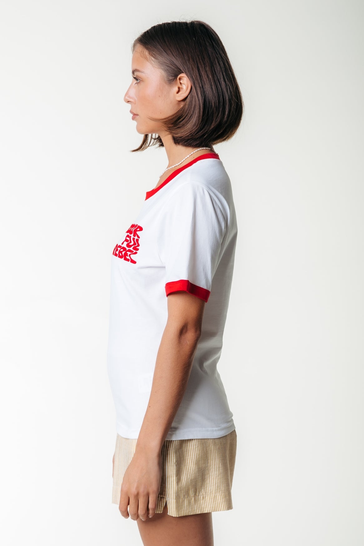 Colourful Rebel Logo Wave Ringer Shirt