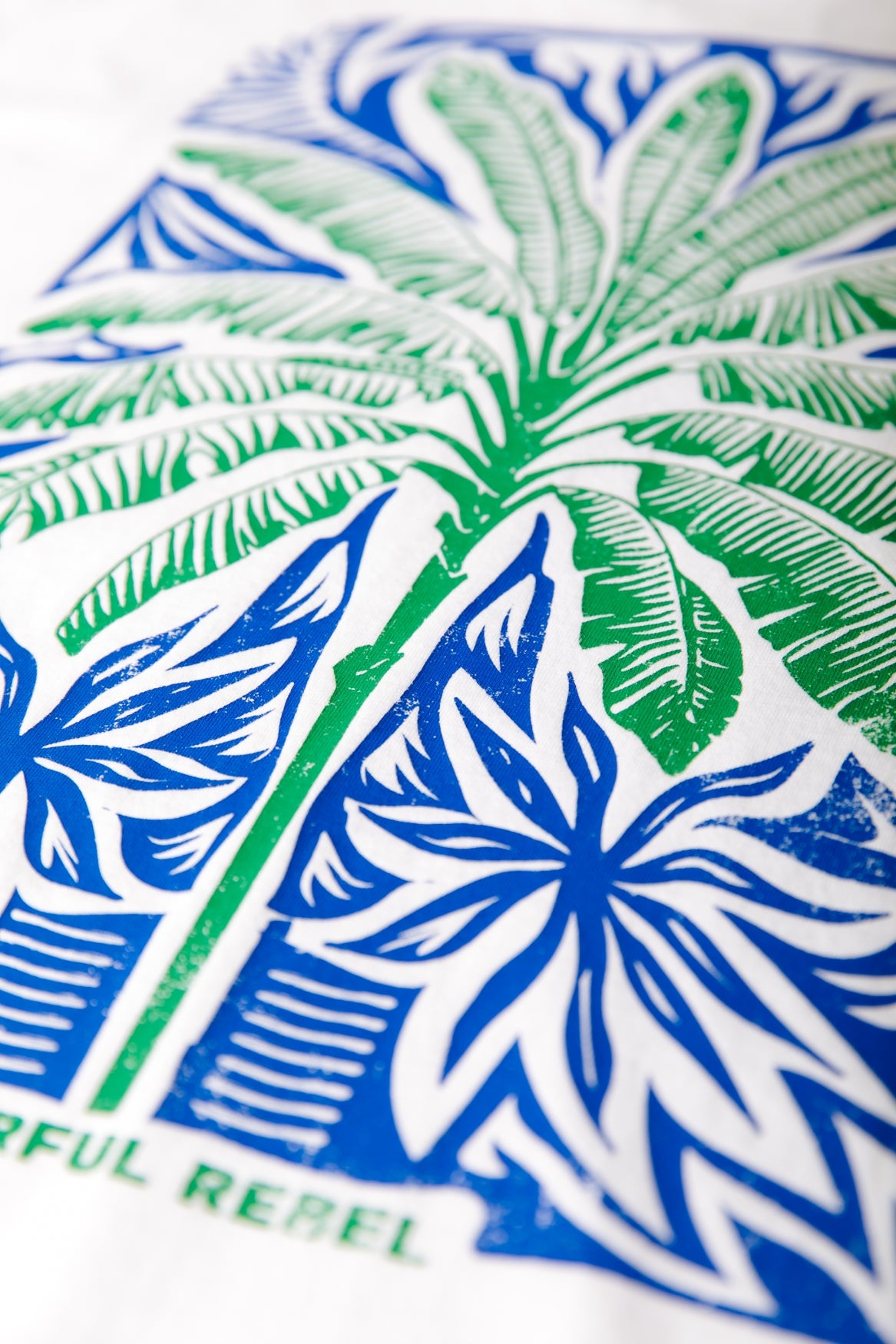Colourful Rebel Palm Square Tshirt