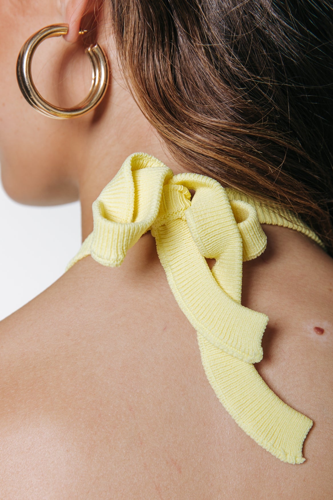 Colourful Rebel Jona Fine Knit Top | Lime