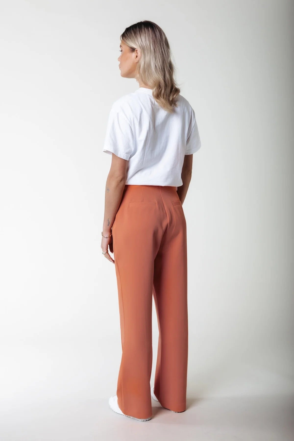 Colourful Rebel Rus Straight Pants | Tangerine