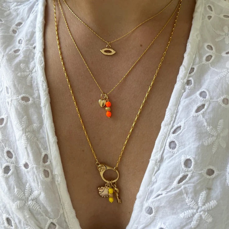ByNouck Choker Golden Lips
