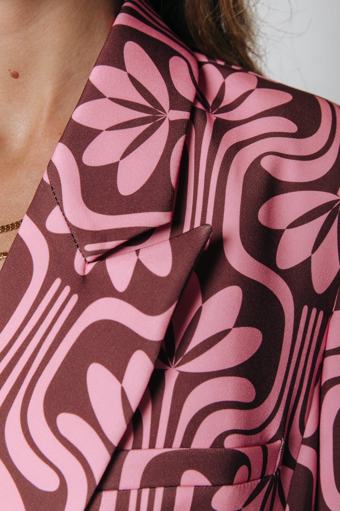 Colourful Rebel Rikki Boyfriend Blazer | Old pink