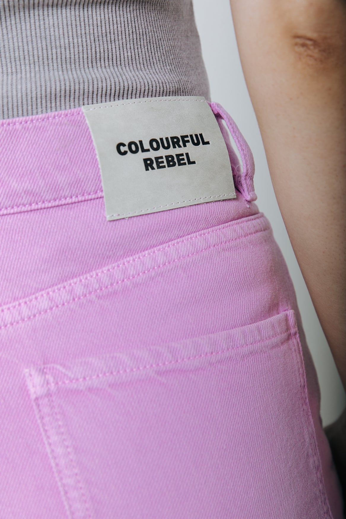 Colourful Rebel Jones Mid Rise Straight Leg Pants