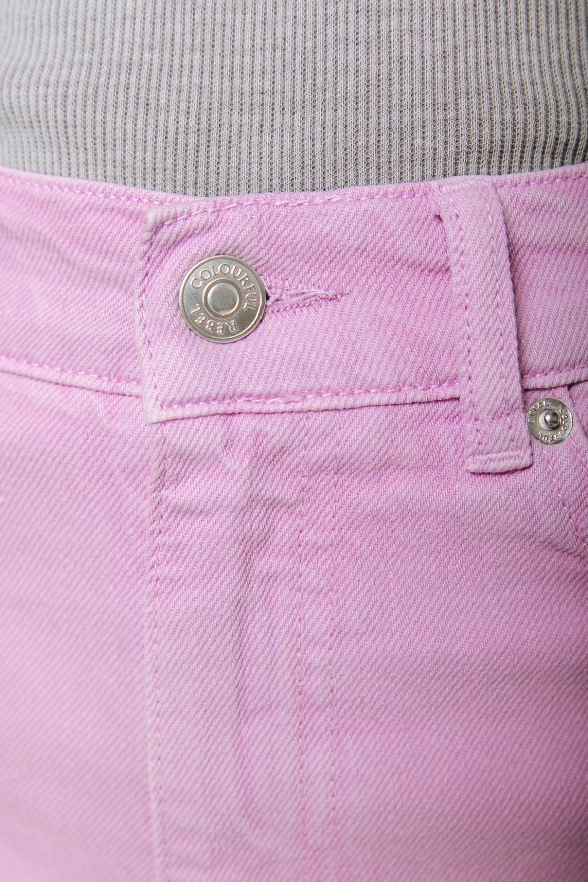 Colourful Rebel Jones Mid Rise Straight Leg Pants