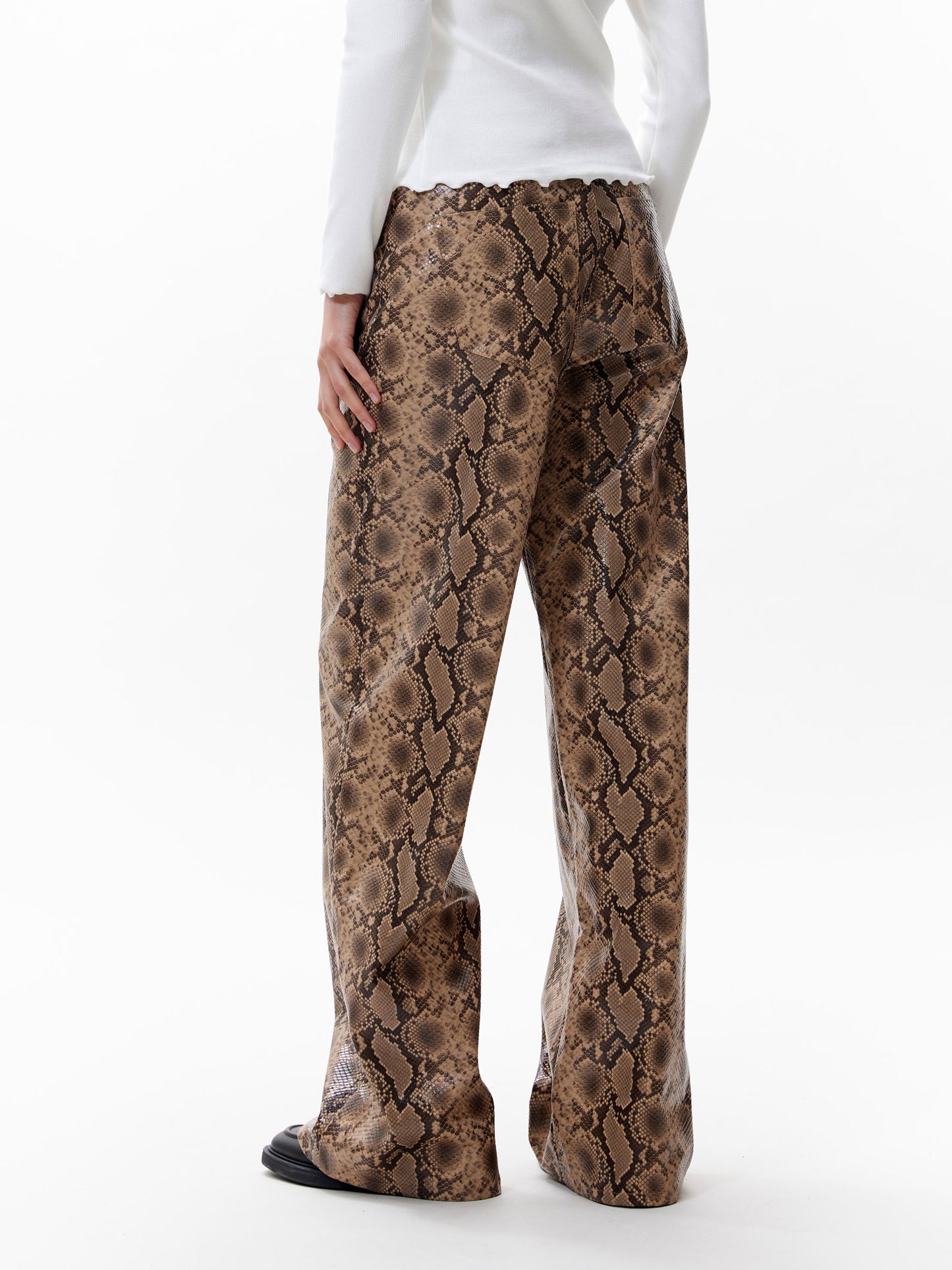Catwalk Junkie Loose Fit Snake Trousers