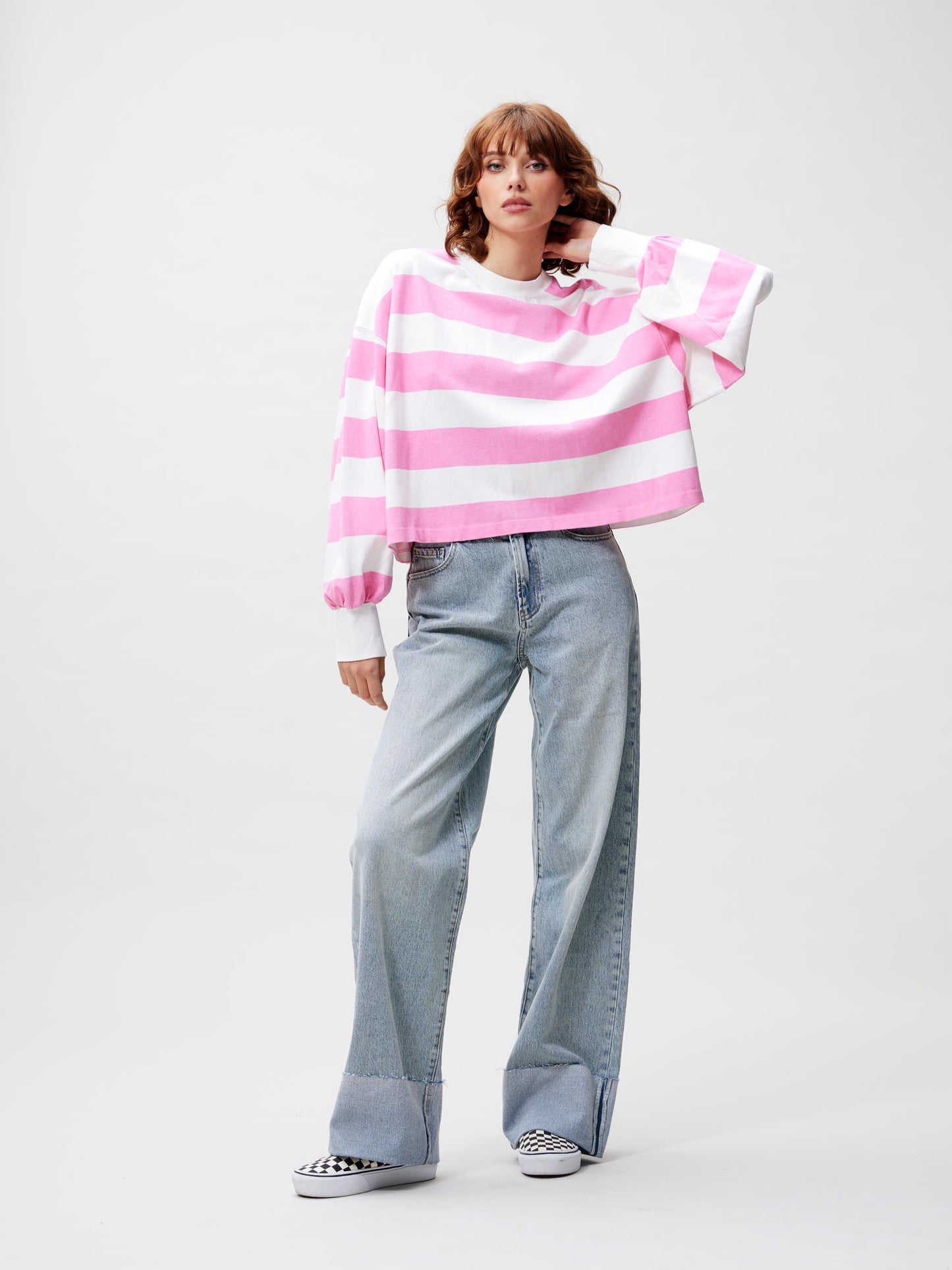 Catwalk Junkie Oversized Striped Longsleeve