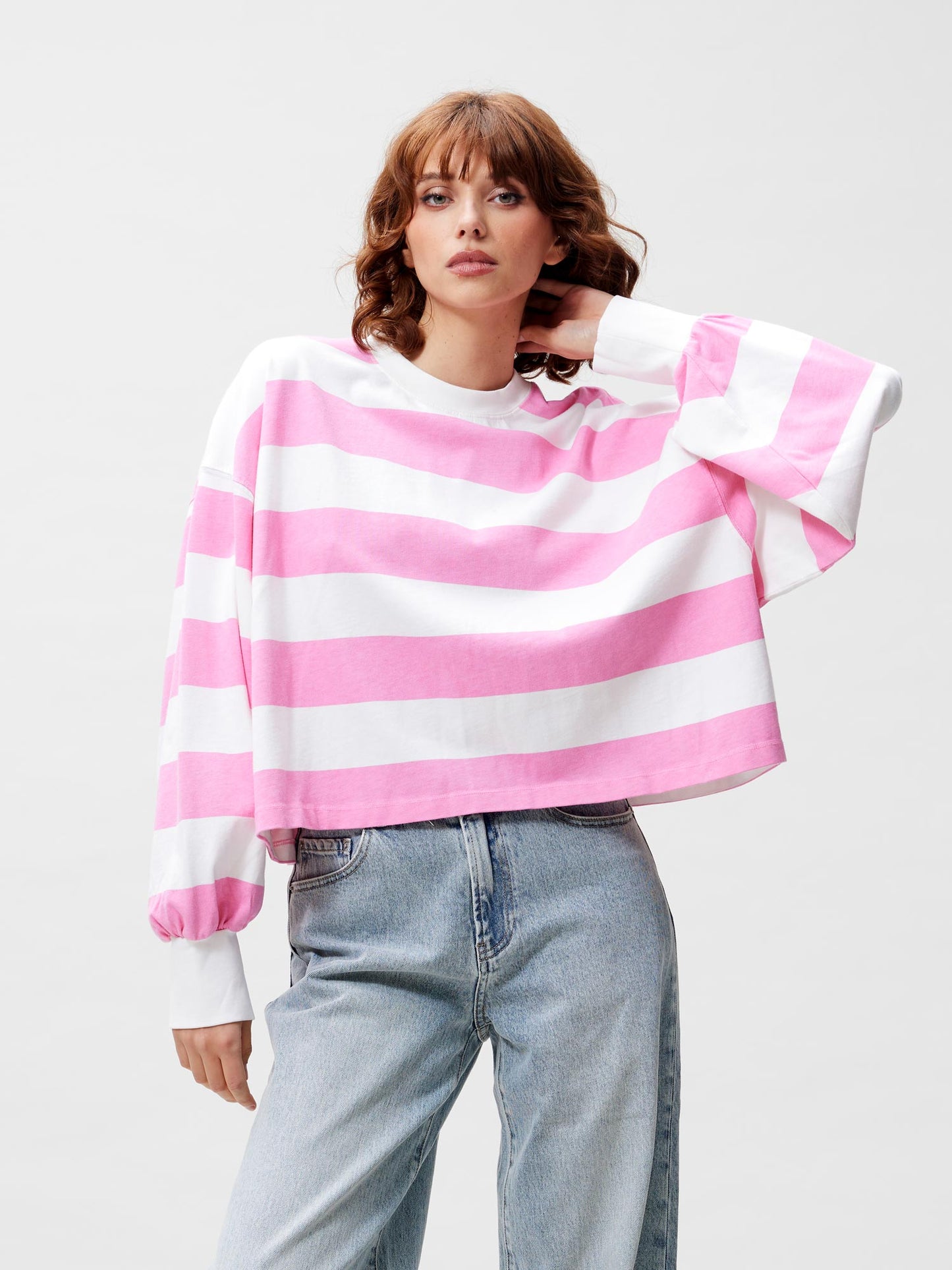 Catwalk Junkie Oversized Striped Longsleeve