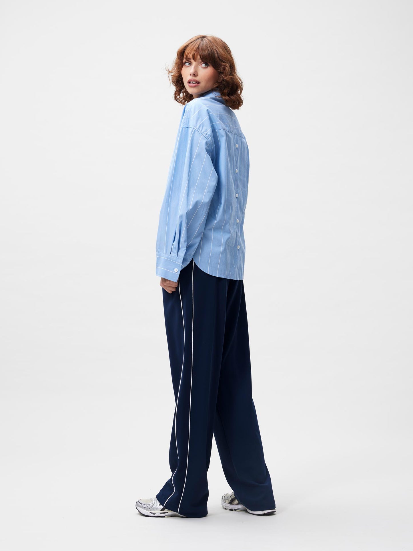 Catwalk Junkie Gestreepte Blouse met Knopen