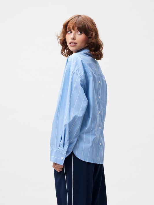 Catwalk Junkie Gestreepte Blouse met Knopen