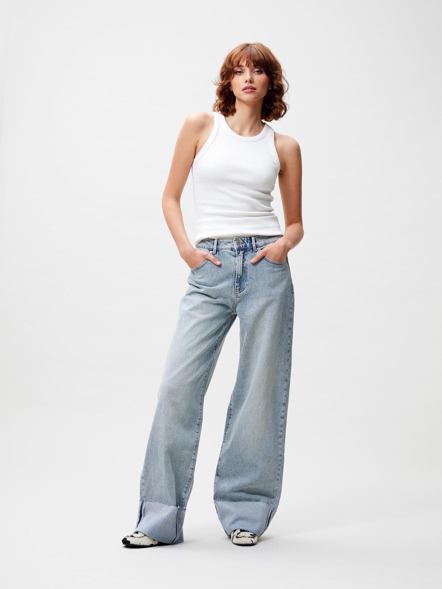 Catwalk Junkie Loose fit Jeans met fold