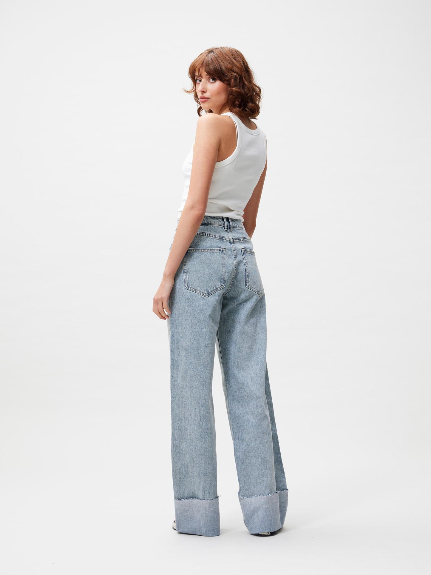 Catwalk Junkie Loose fit Jeans met fold