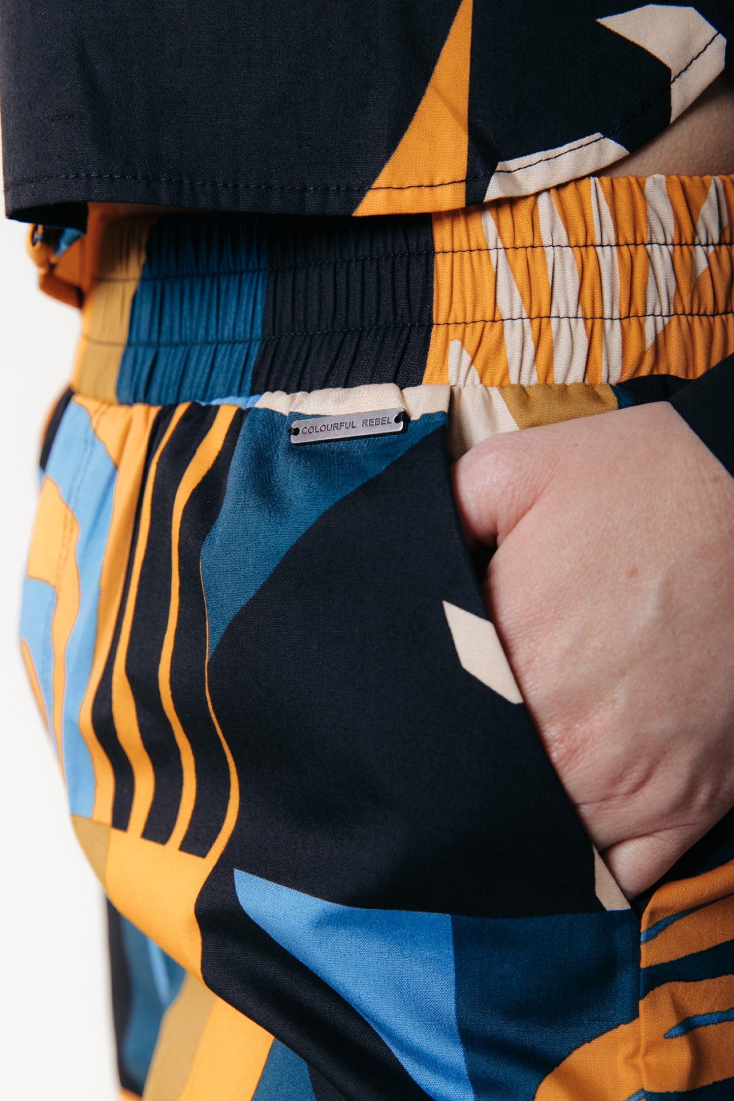 Colourful Rebel Melody Big Scenery Straight Pants
