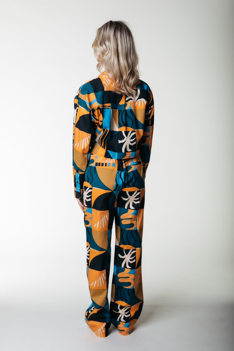 Colourful Rebel Melody Big Scenery Straight Pants