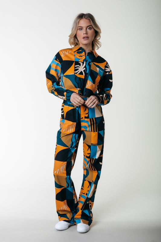 Colourful Rebel Melody Big Scenery Straight Pants