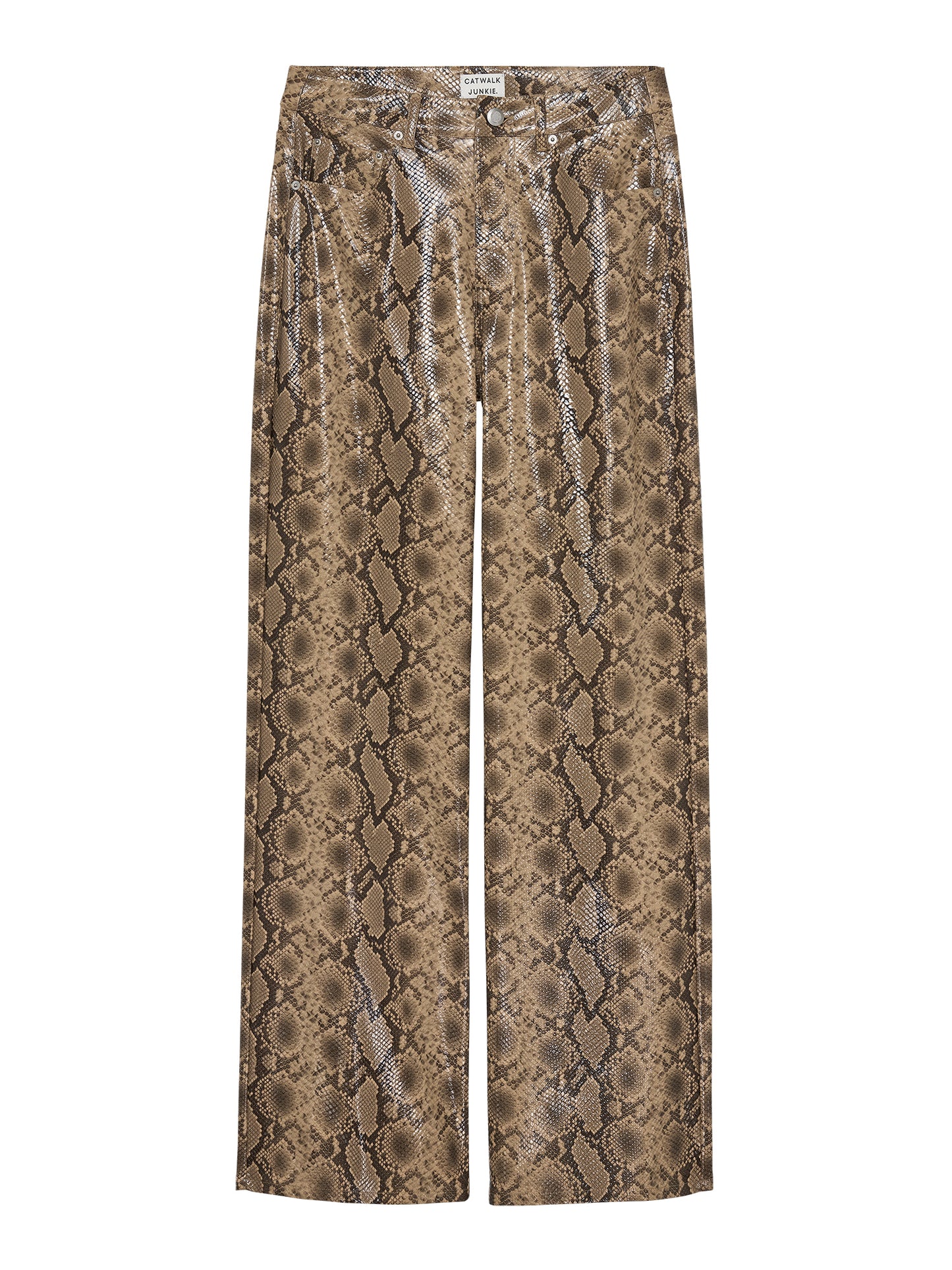 Catwalk Junkie Loose Fit Snake Trousers