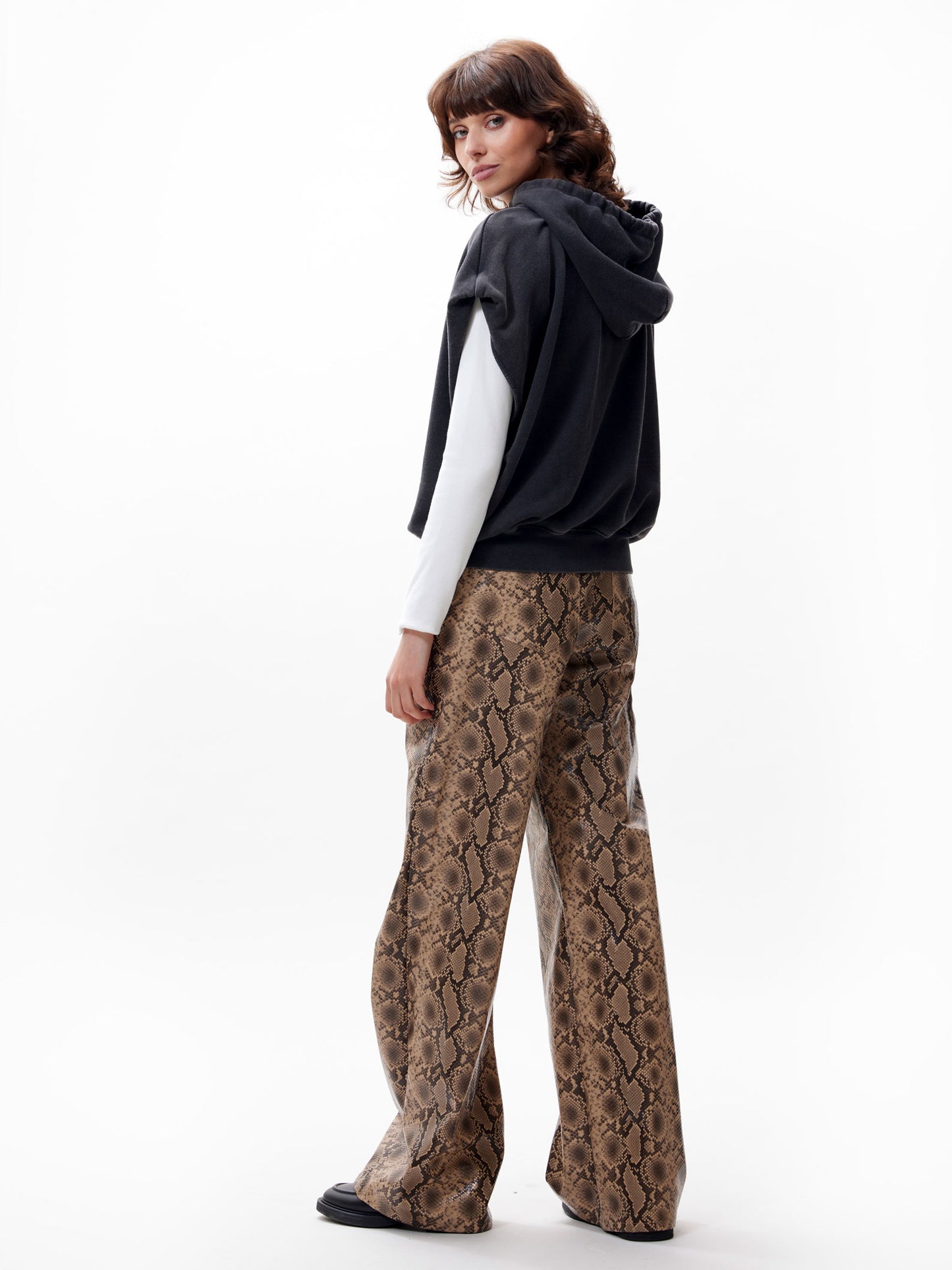 Catwalk Junkie Loose Fit Snake Trousers
