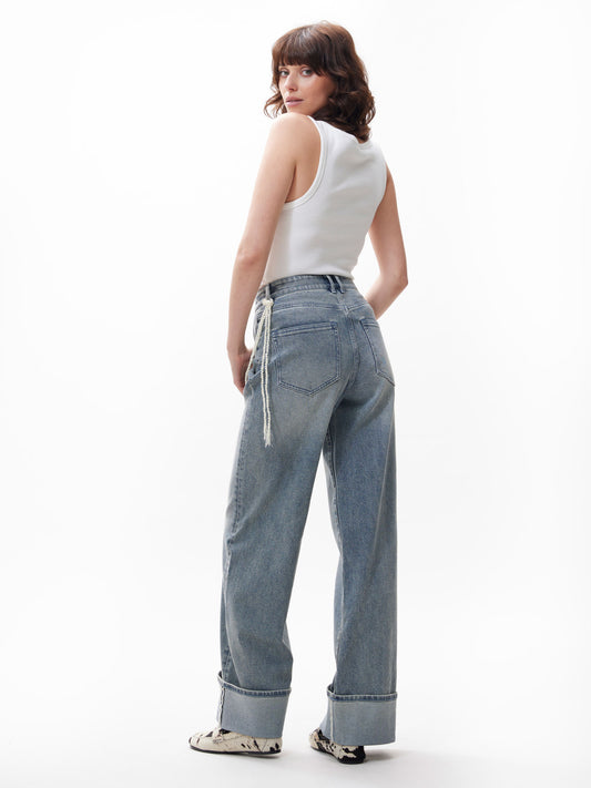 Catwalk Junkie Loose Fit Jeans met Fold