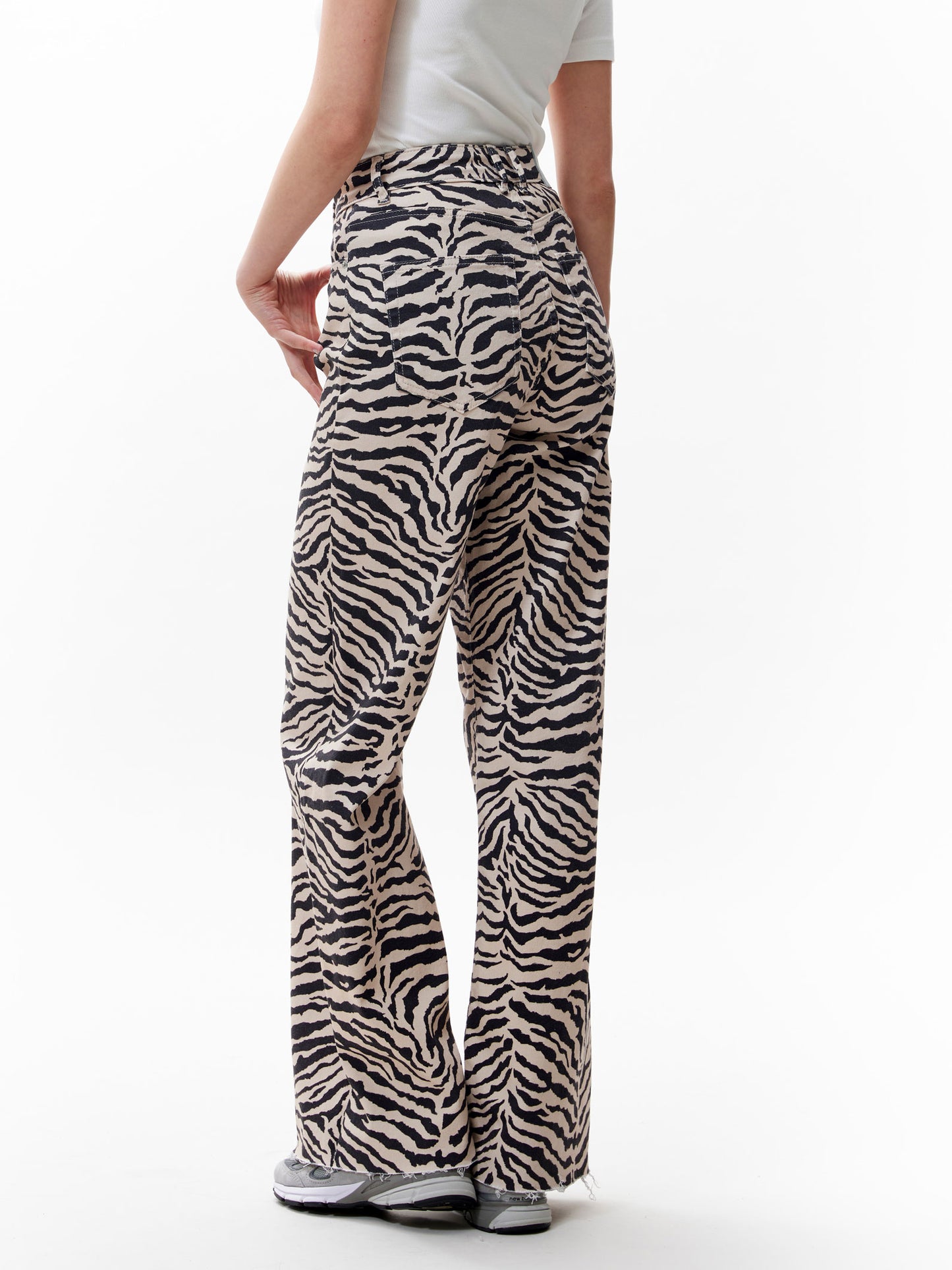 Catwalk Junkie Loose Fit Zebra Jeans
