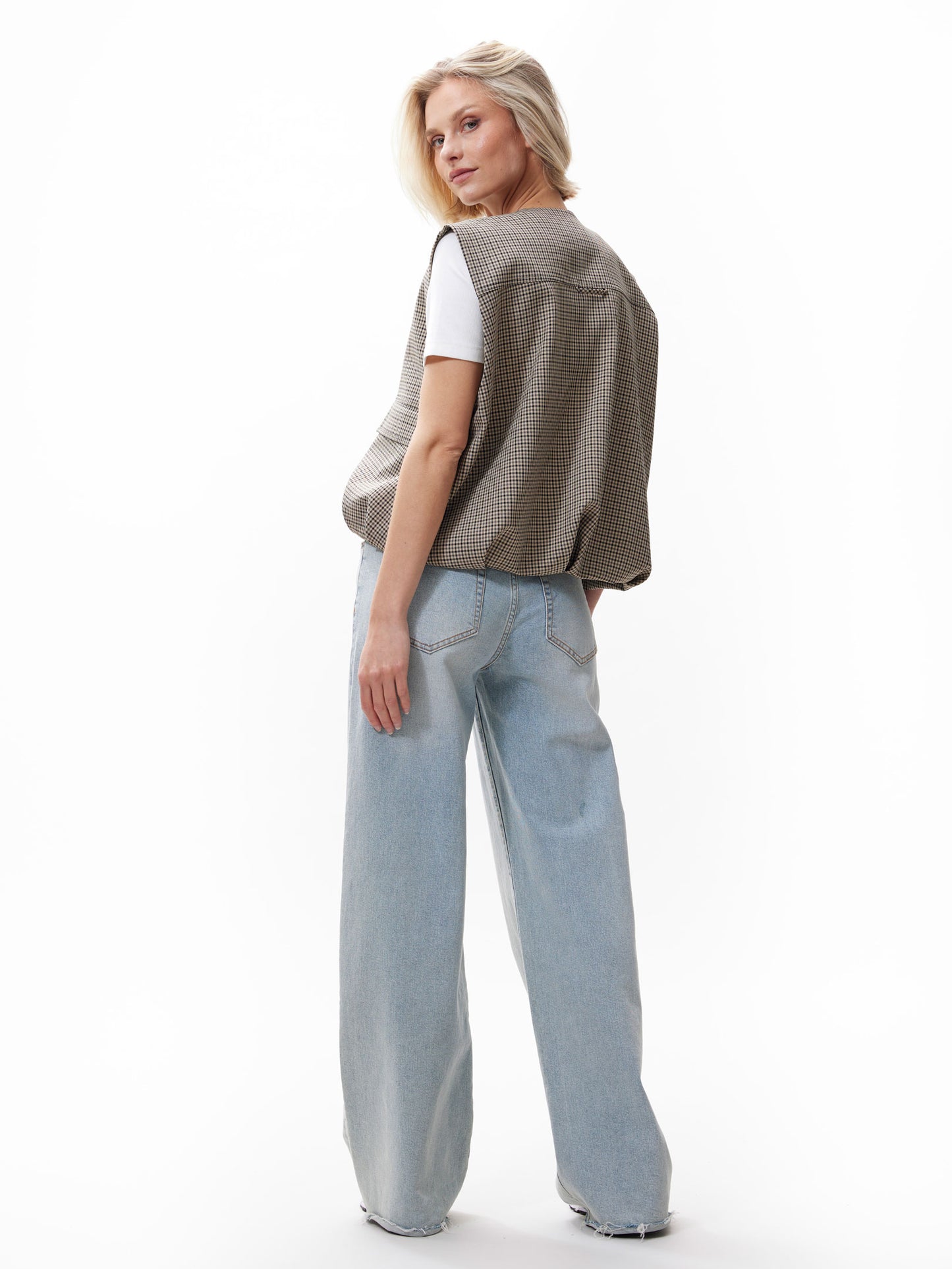 Catwalk Junkie Check Bodywarmer