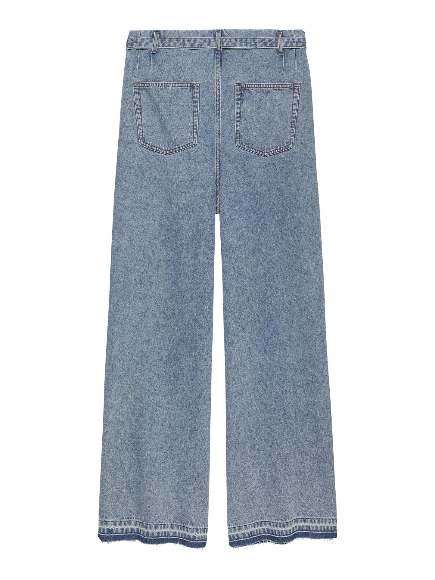 Catwalk Junkie Wide leg jeans met two tone effect
