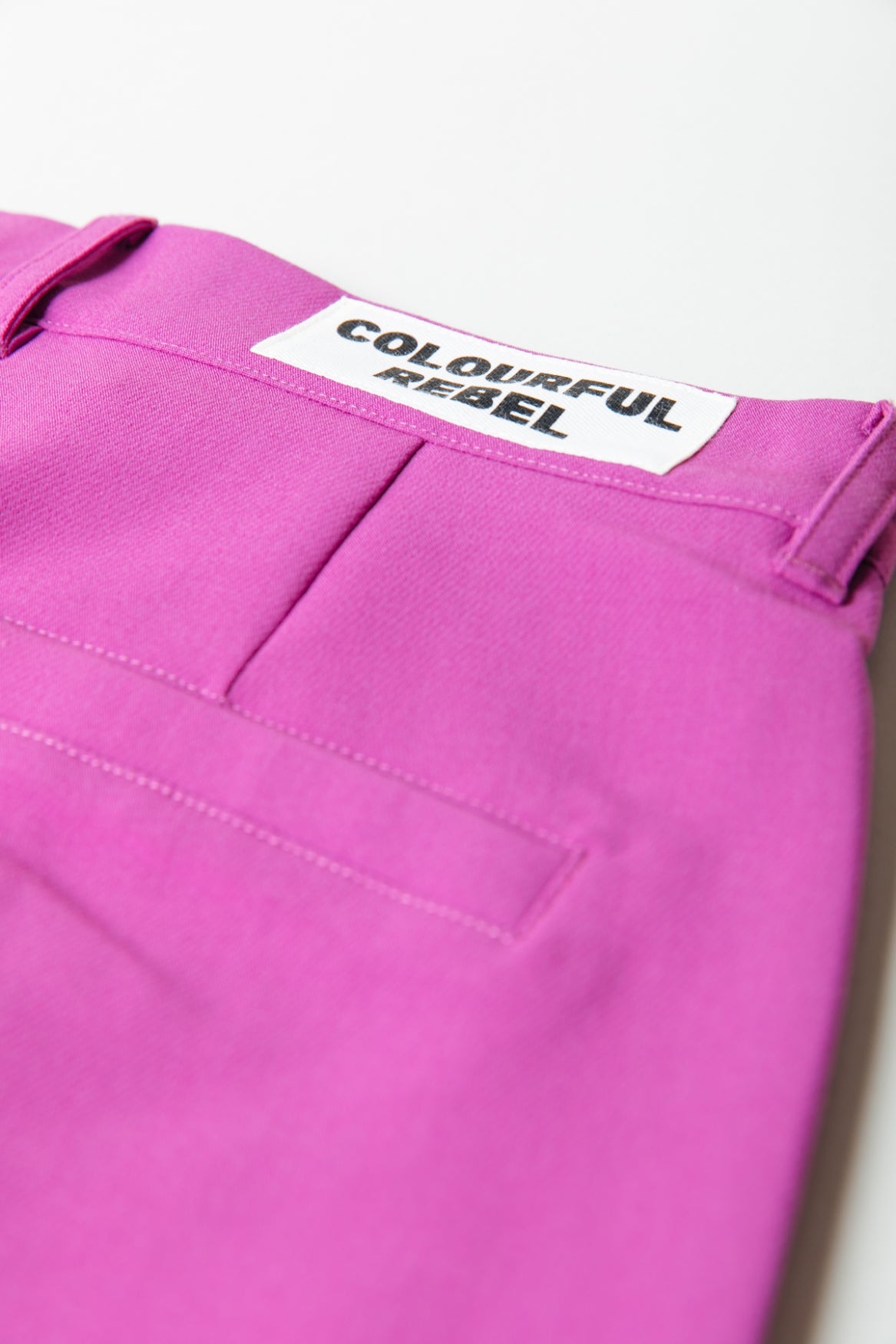 Colourful Rebel Rus Straight Pants | Violet Pink