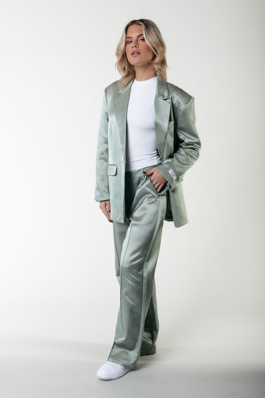 Colourful Rebel Wende Satin Low Waist Pants