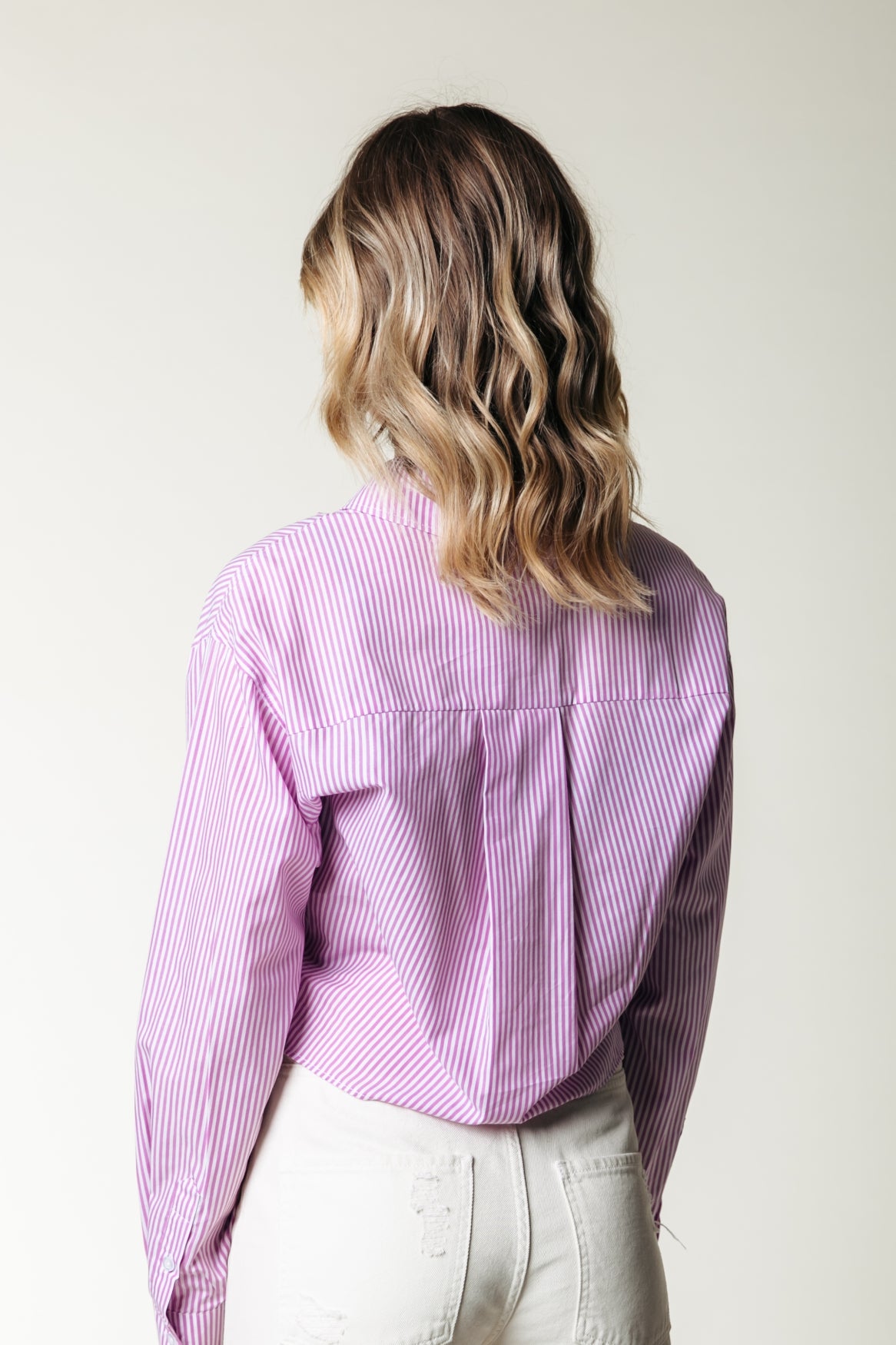 Colourful Rebel Aliya Stripe Boxy Blouse