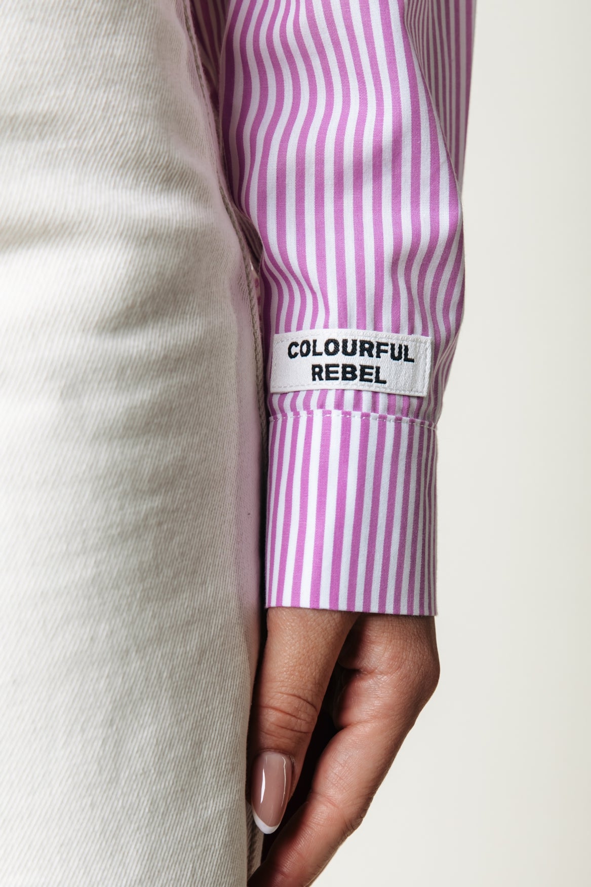 Colourful Rebel Aliya Stripe Boxy Blouse