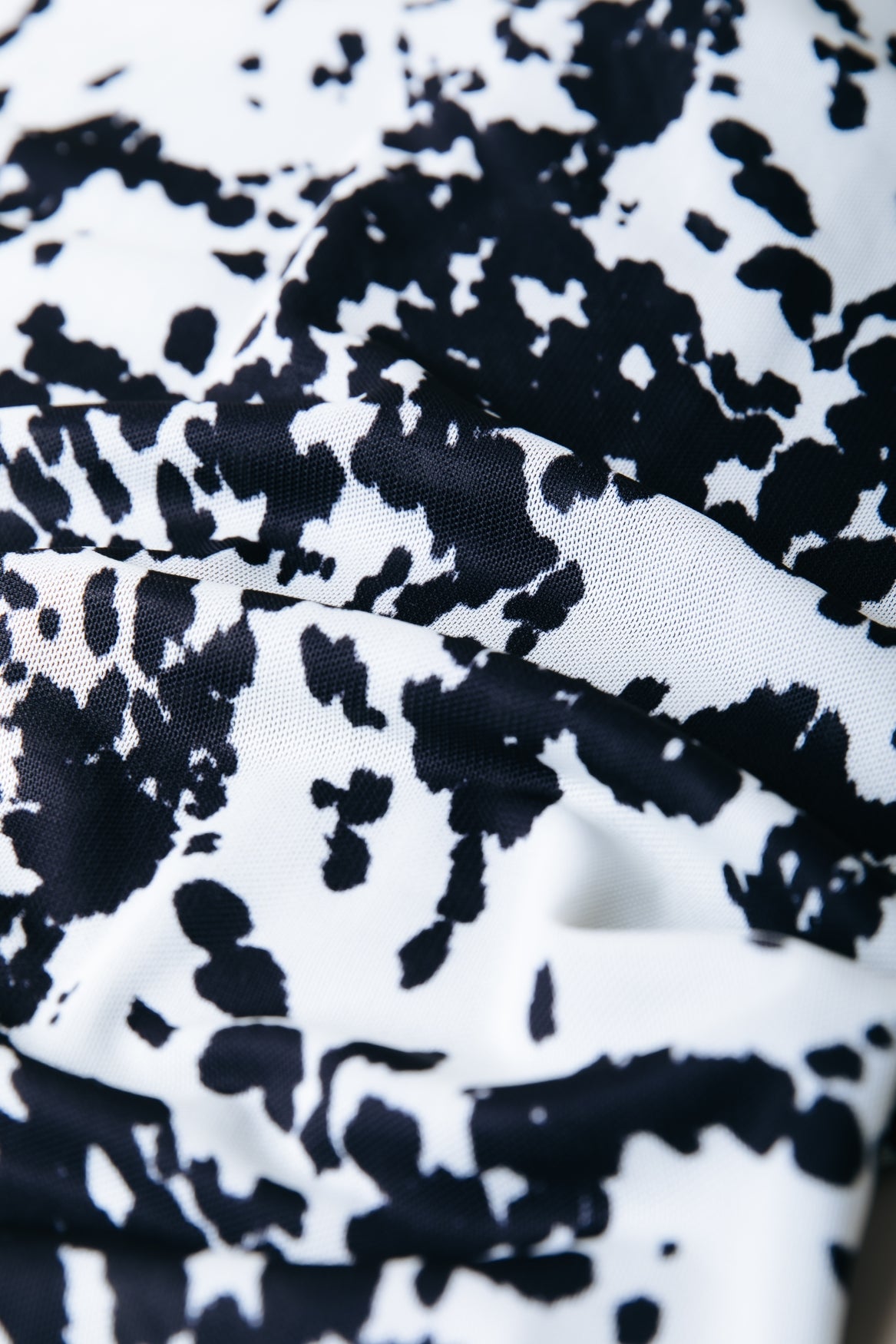 Colourful Rebel Maud Cow Maxi Mesh Dress