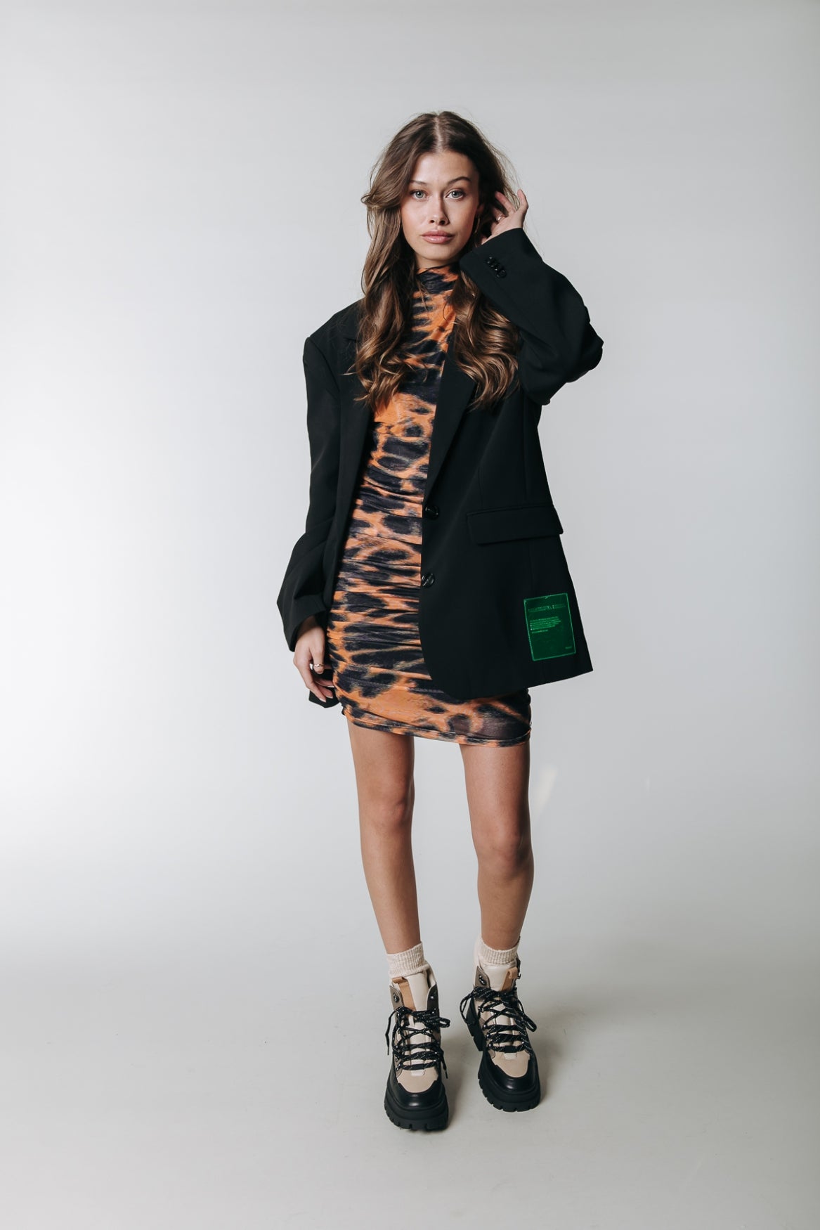 Colourful Rebel Gemma Oversized Blazer | Black