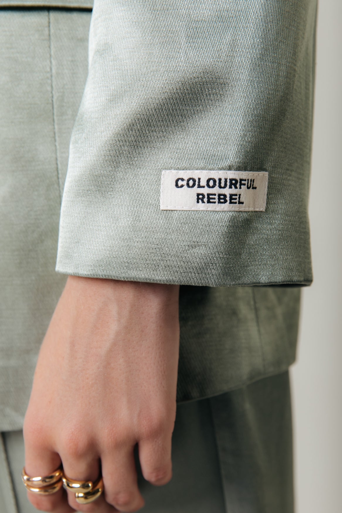 Colourful Rebel Gemma Satin Blazer
