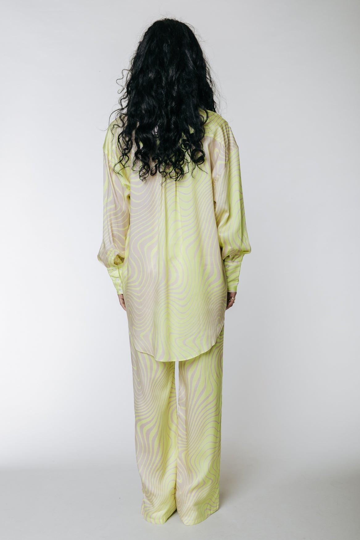 Colourful Rebel Melody Straight Pants | Lime